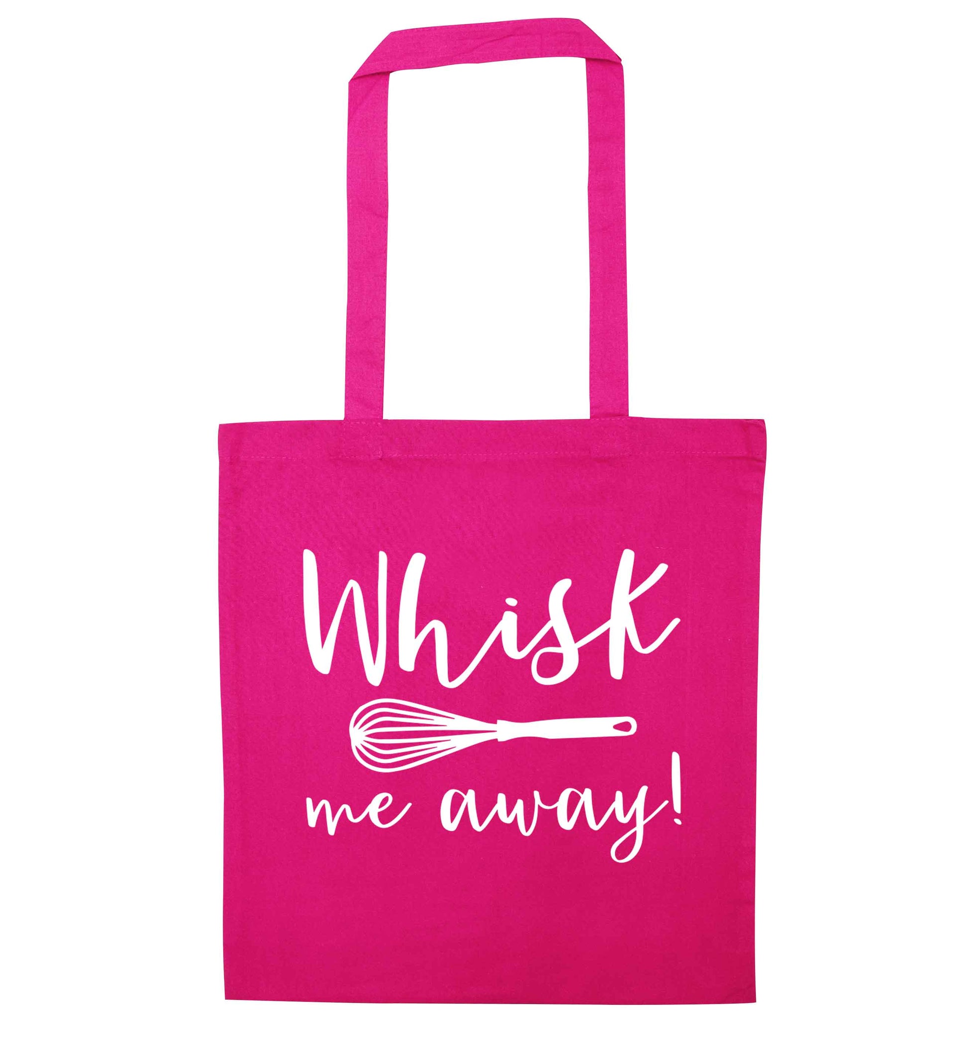 Whisk me away pink tote bag