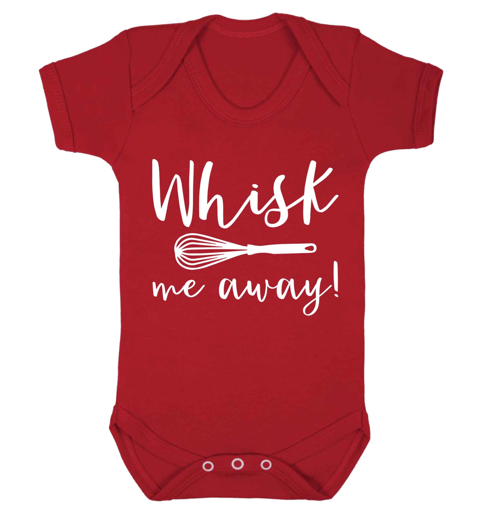 Whisk me away Baby Vest red 18-24 months