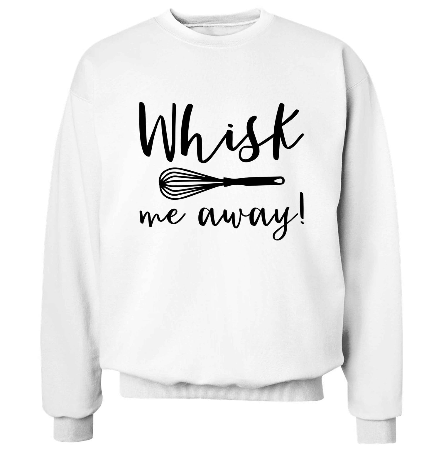 Whisk me away Adult's unisex white Sweater 2XL