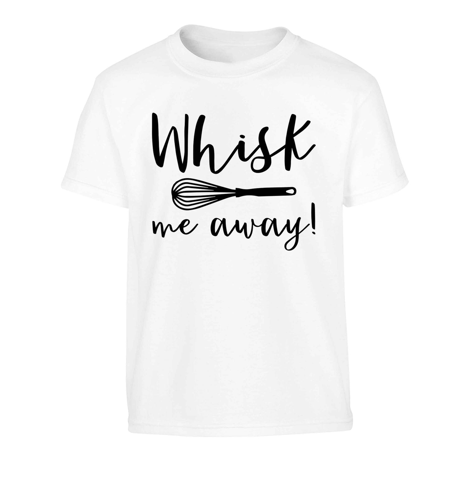 Whisk me away Children's white Tshirt 12-13 Years