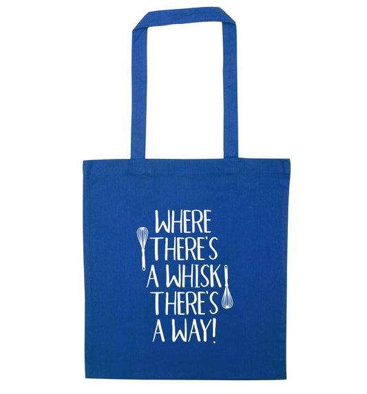 Good things come to those that bake blue tote bag