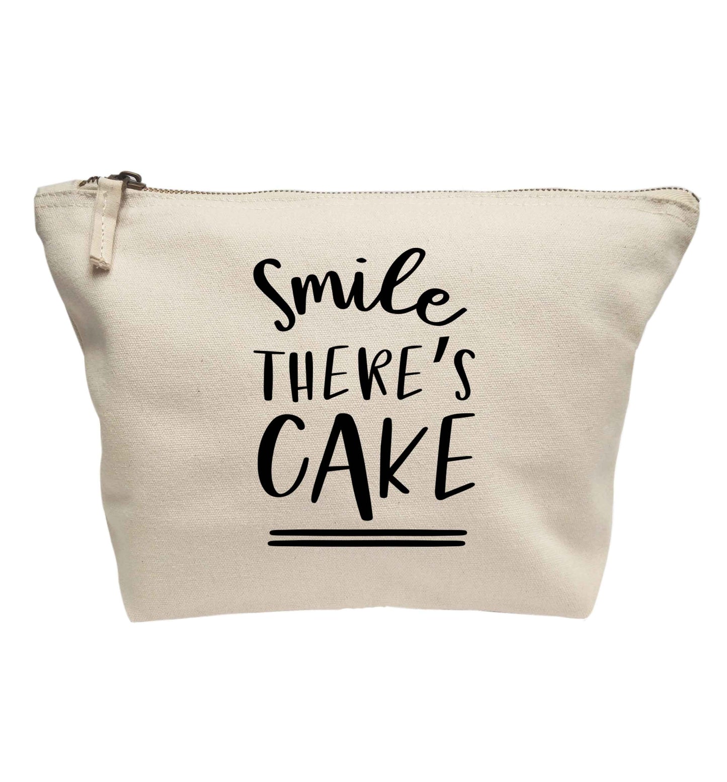 Smile there's cake | makeup / wash bag