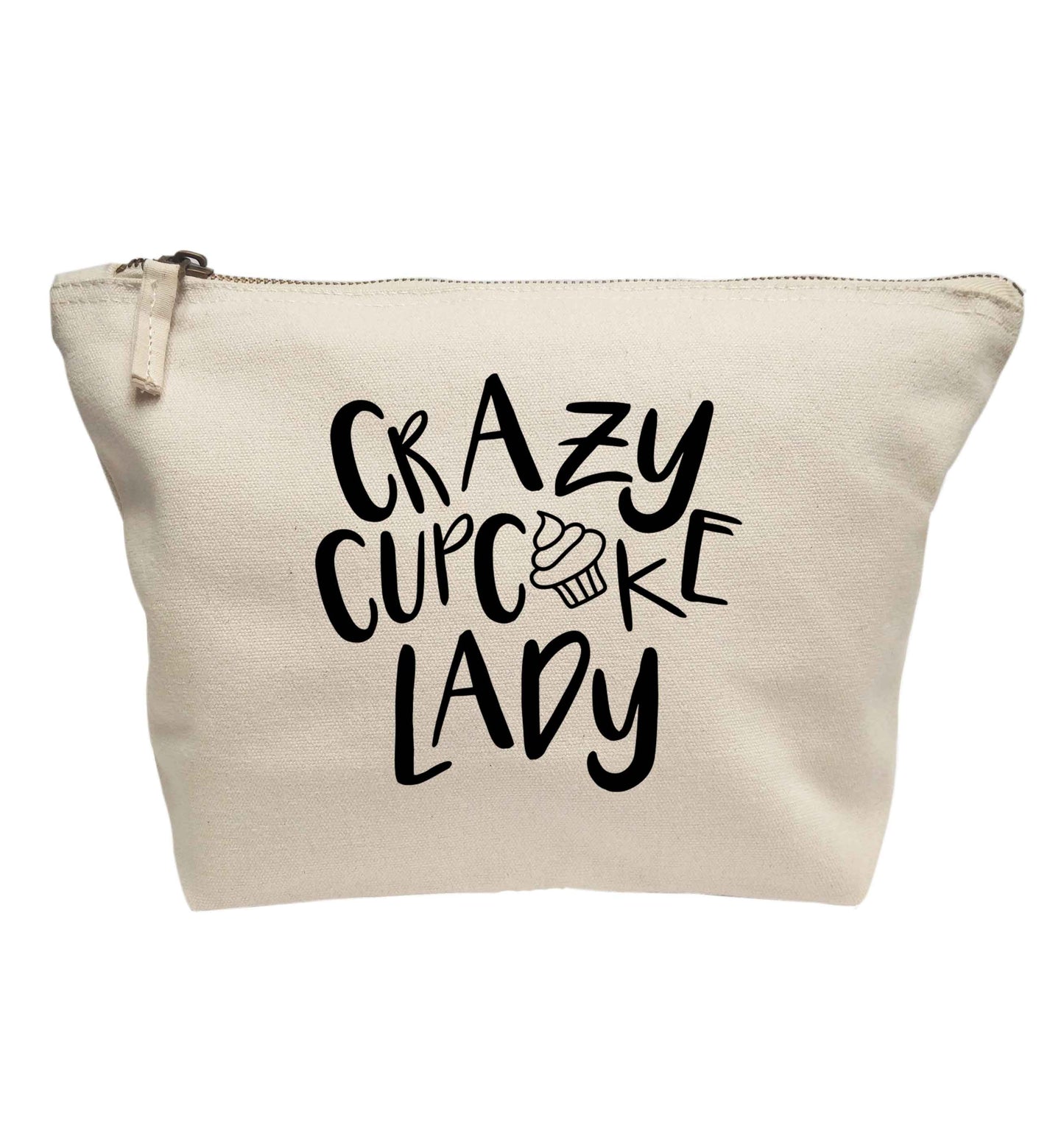 Crazy cupcake lady | makeup / wash bag