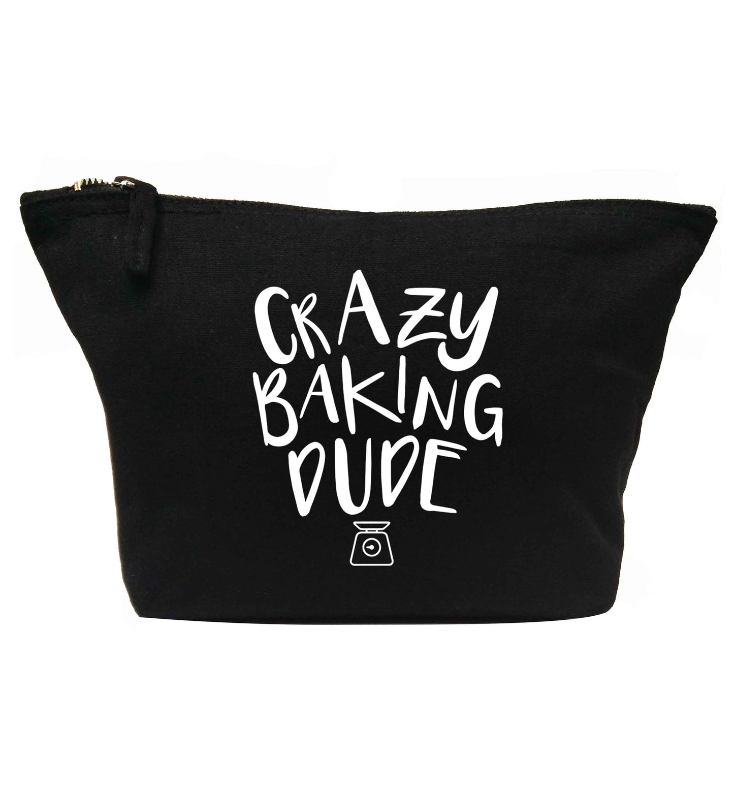 Crazy baking dude | makeup / wash bag