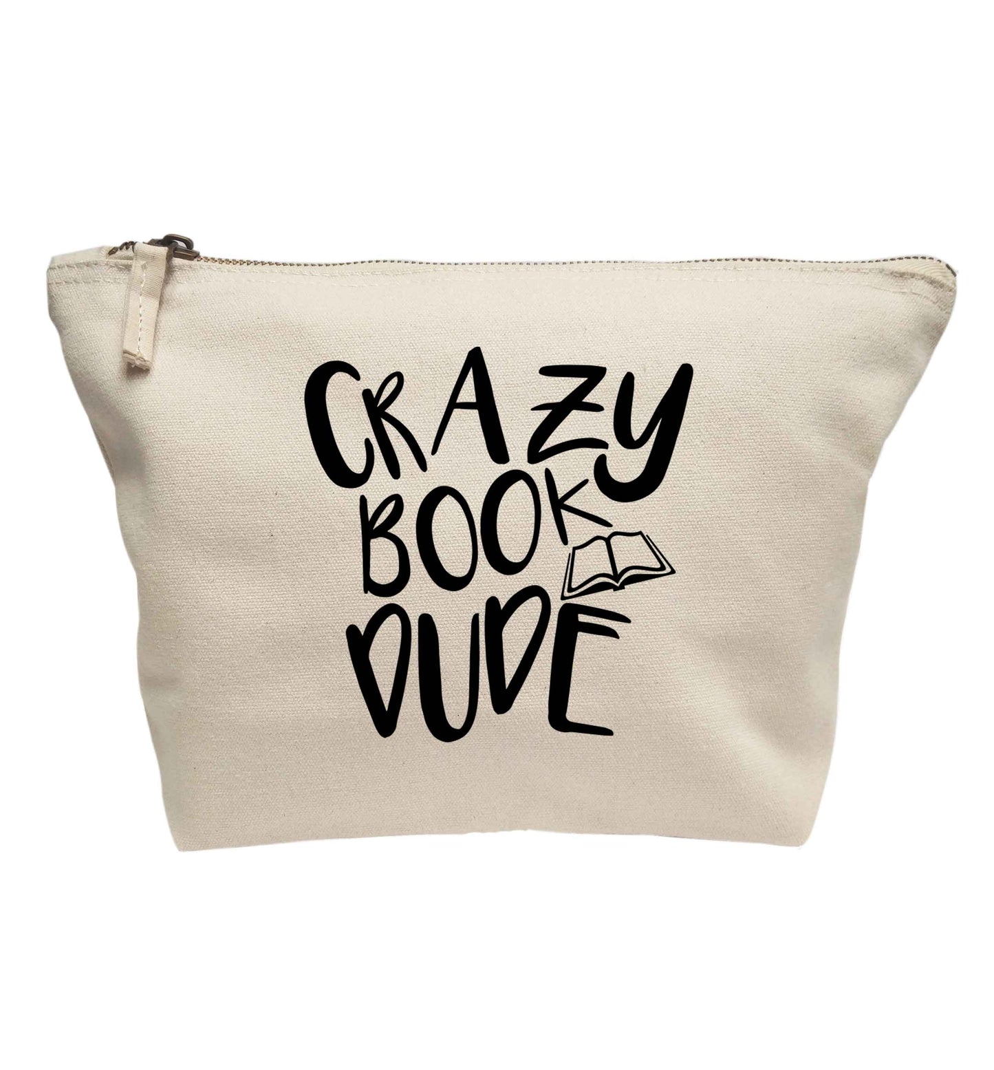 Crazy book dude | makeup / wash bag