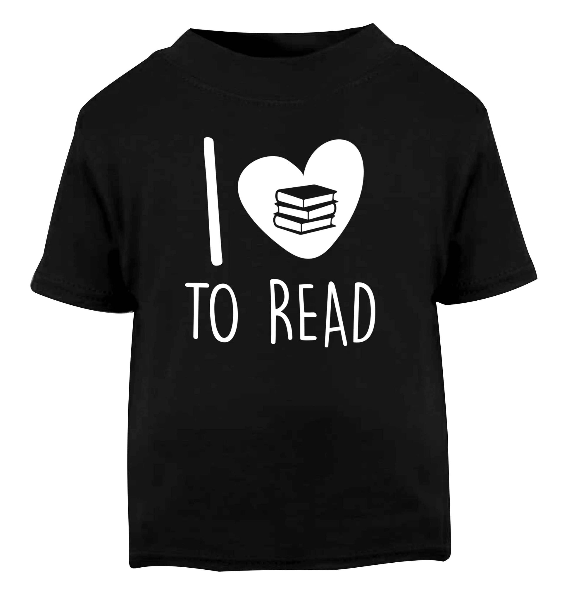 I love to read Black Baby Toddler Tshirt 2 years