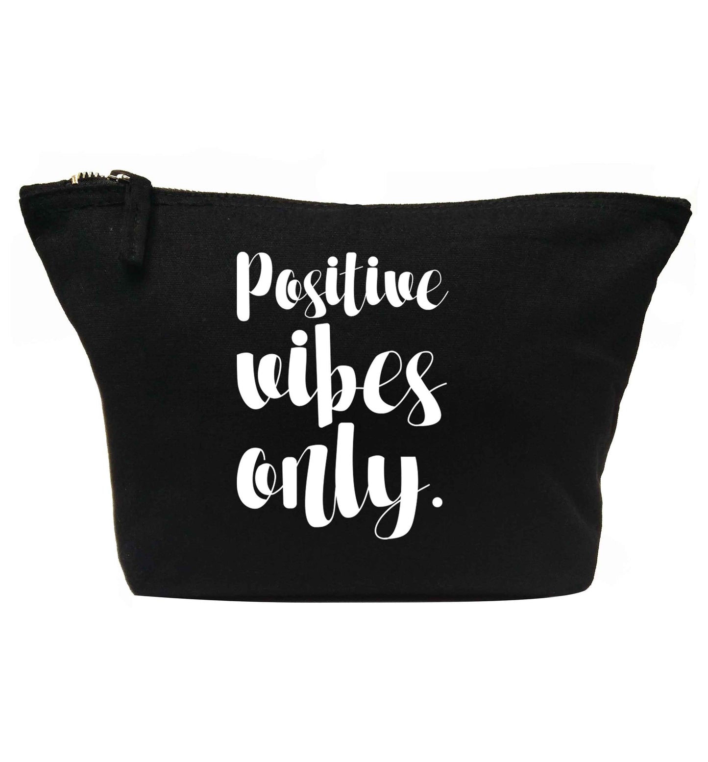 Positive vibes only | makeup / wash bag