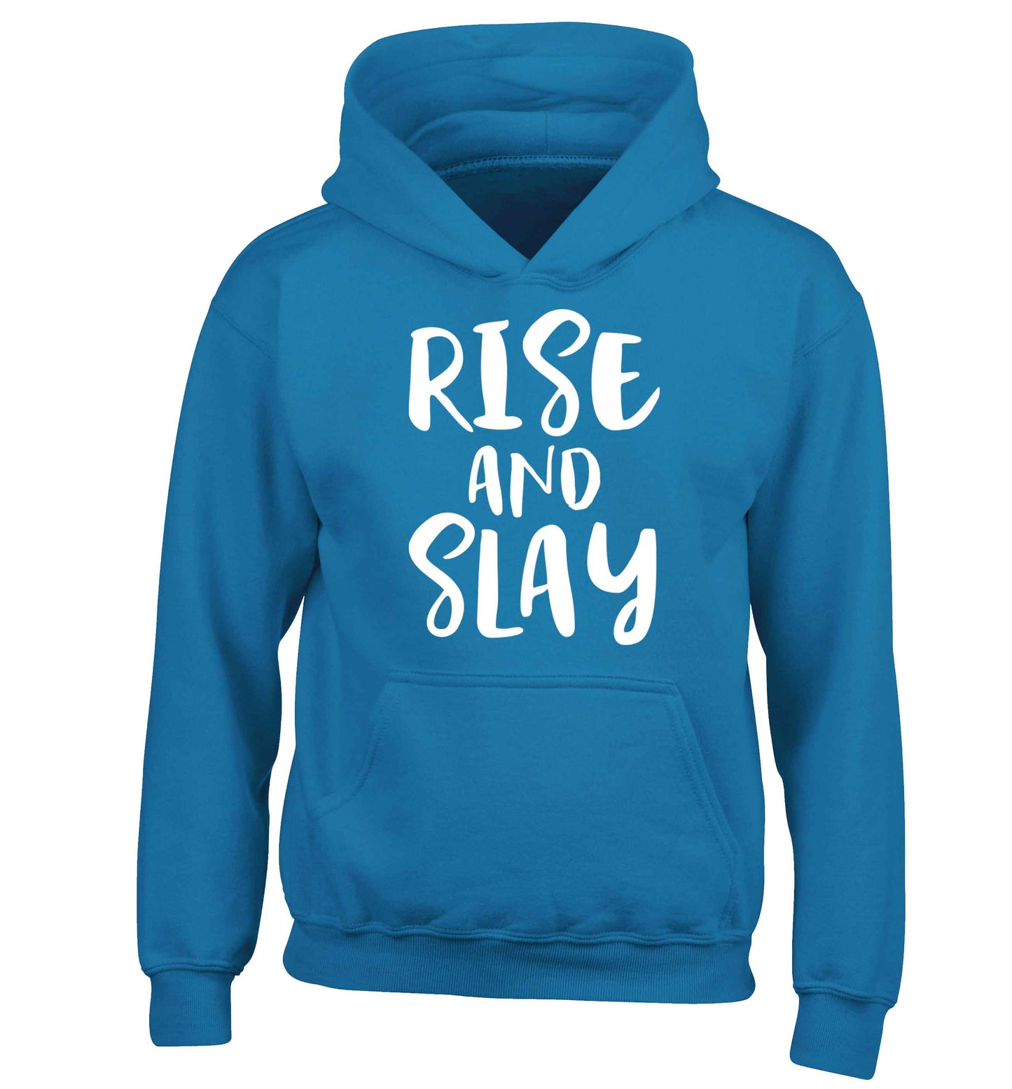 Rise and slay children's blue hoodie 12-13 Years