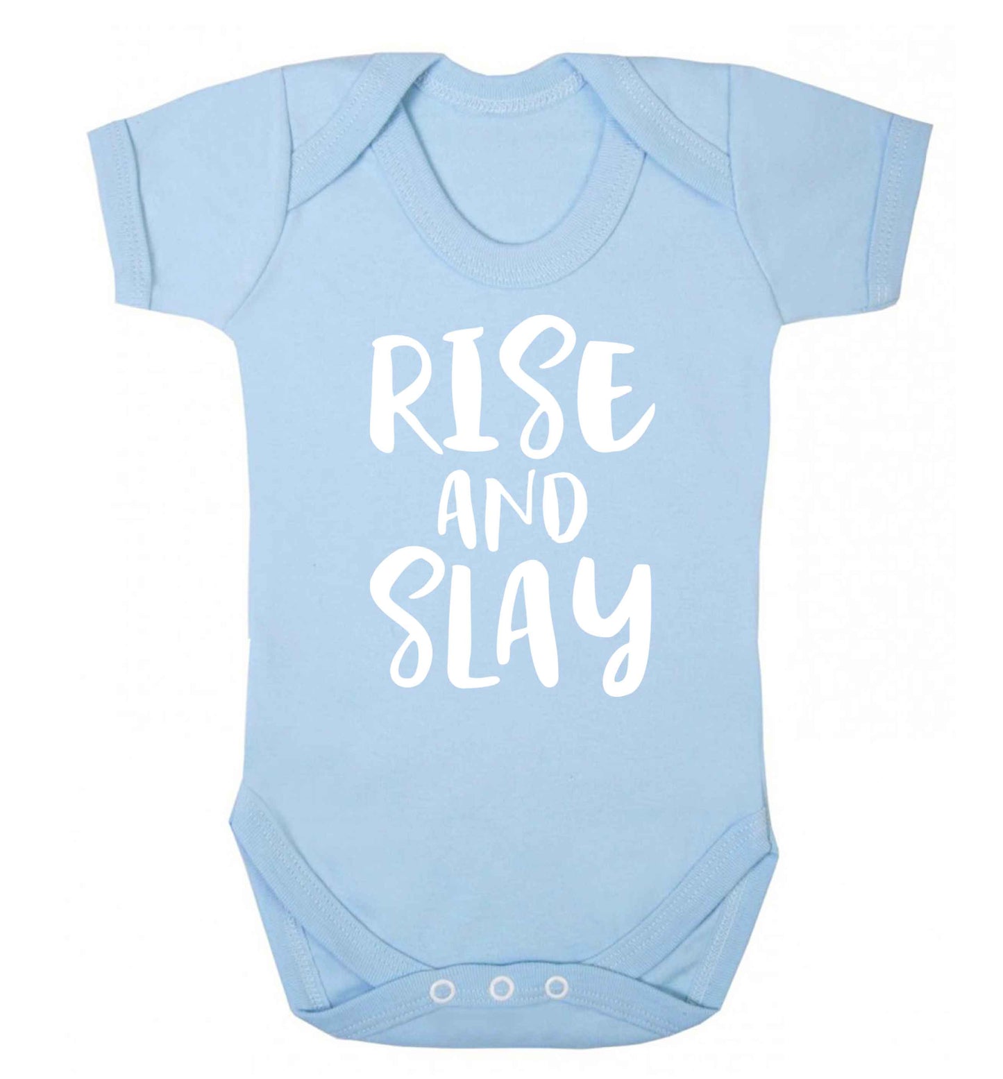 Rise and slay Baby Vest pale blue 18-24 months