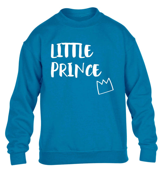 Little prince children's blue sweater 12-13 Years