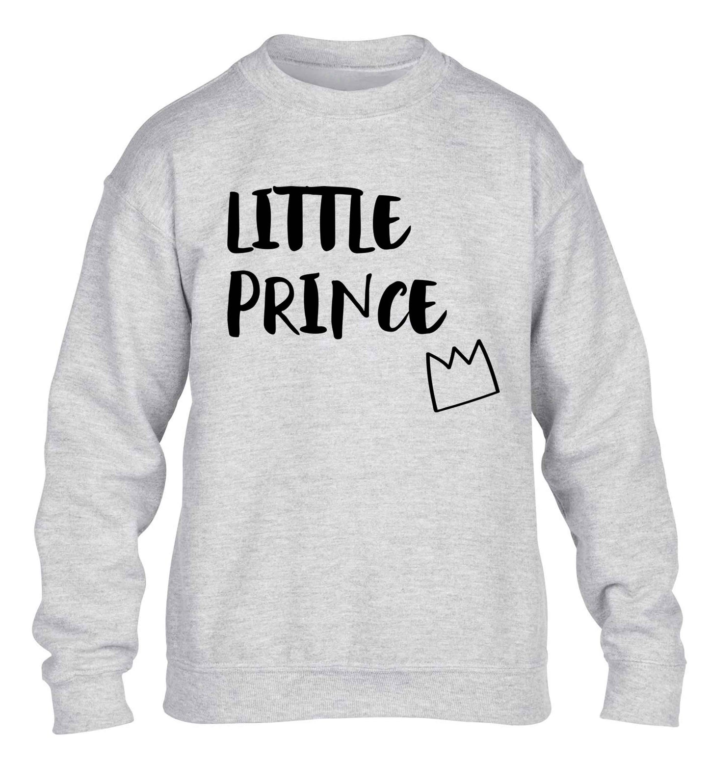 Little prince children's grey sweater 12-13 Years