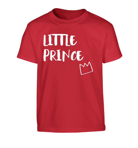 Little prince Children's red Tshirt 12-13 Years