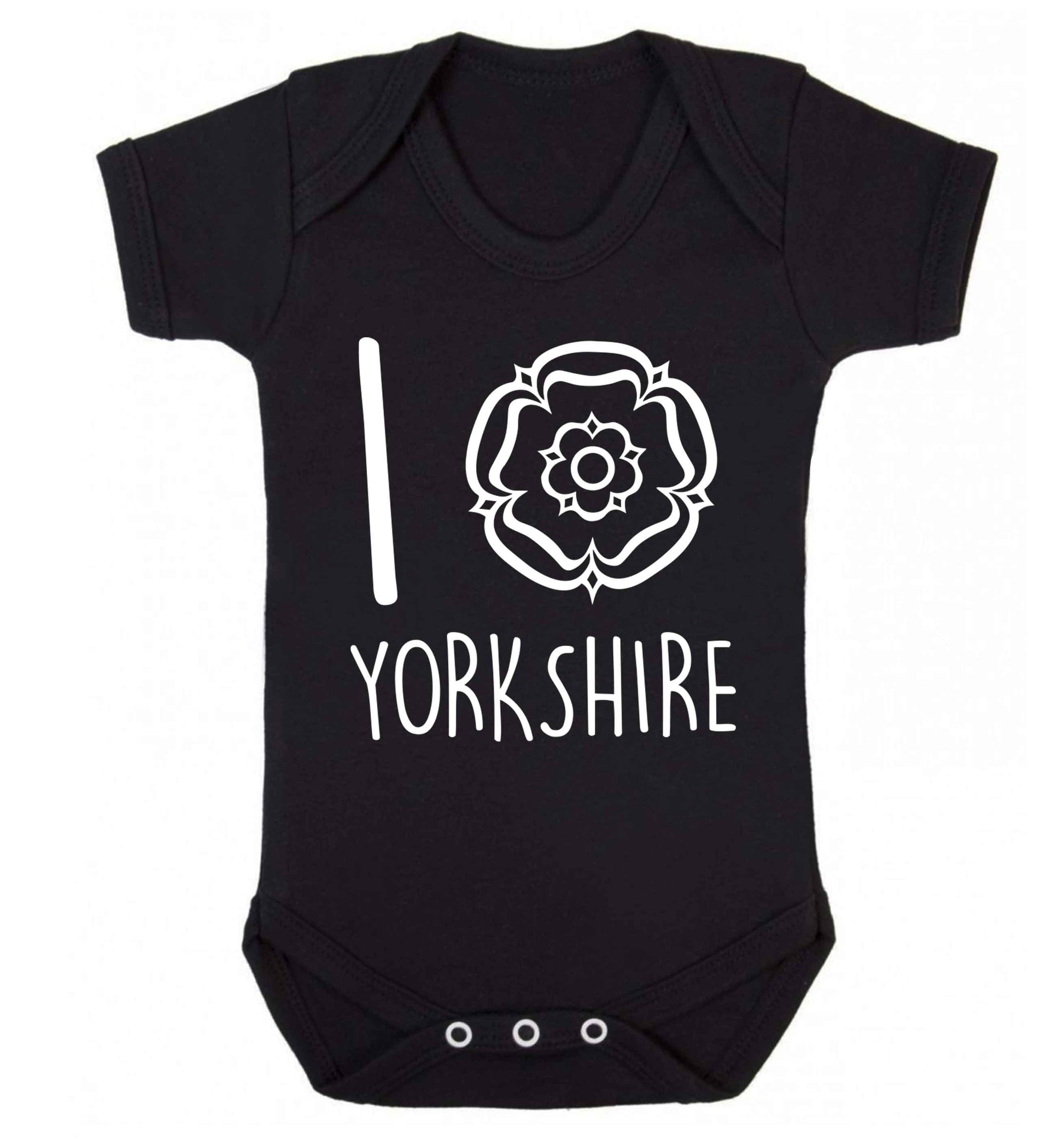 I love Yorkshire Baby Vest black 18-24 months