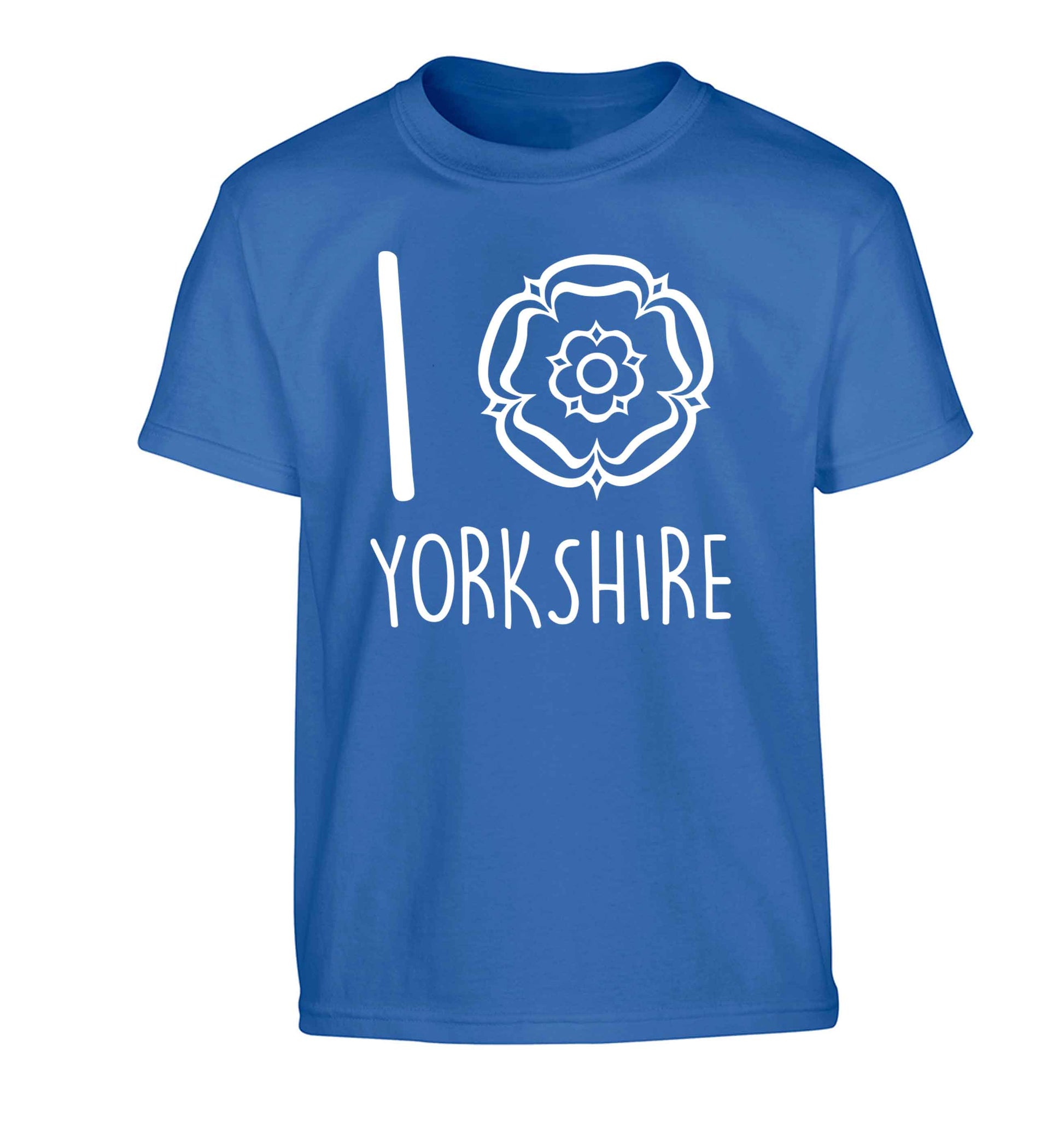 I love Yorkshire Children's blue Tshirt 12-13 Years