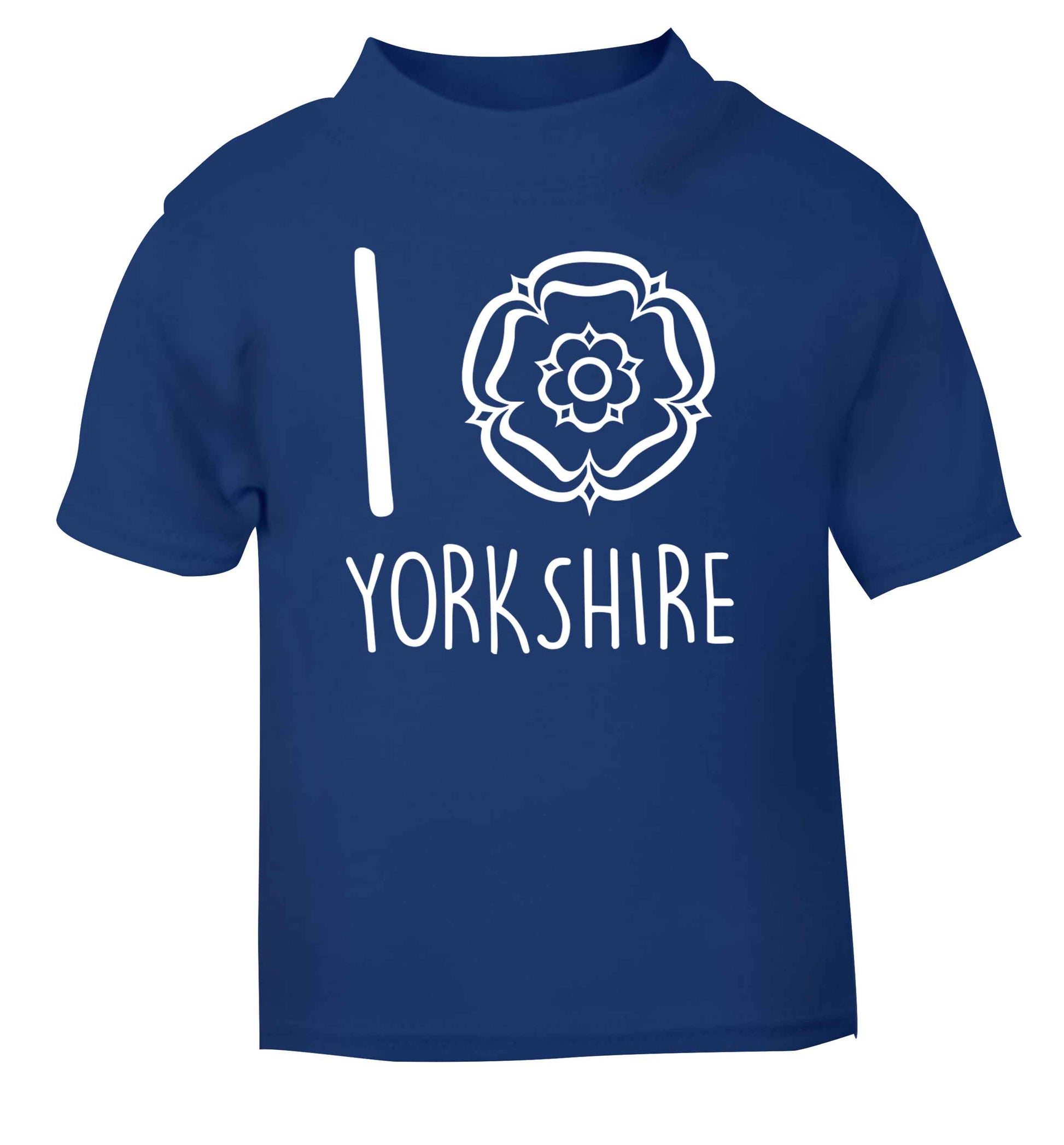 I love Yorkshire blue Baby Toddler Tshirt 2 Years