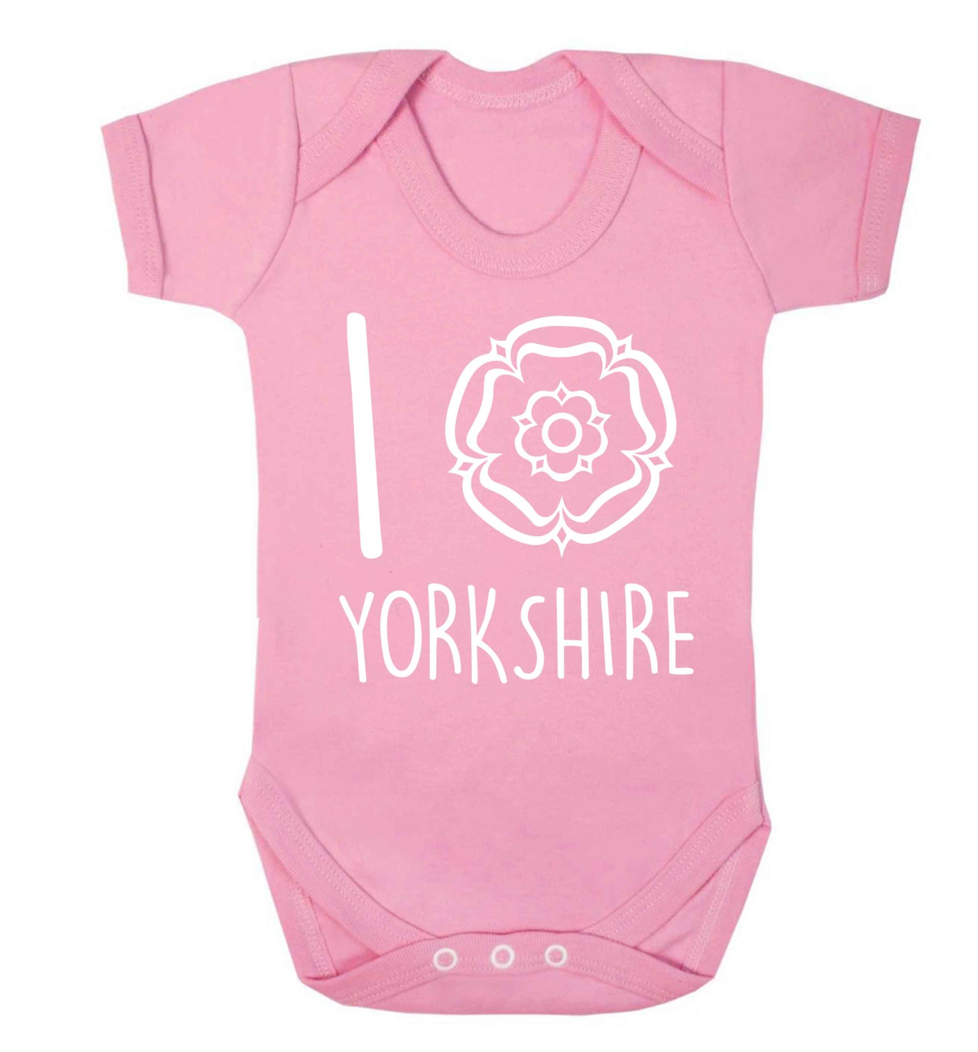 I love Yorkshire Baby Vest pale pink 18-24 months