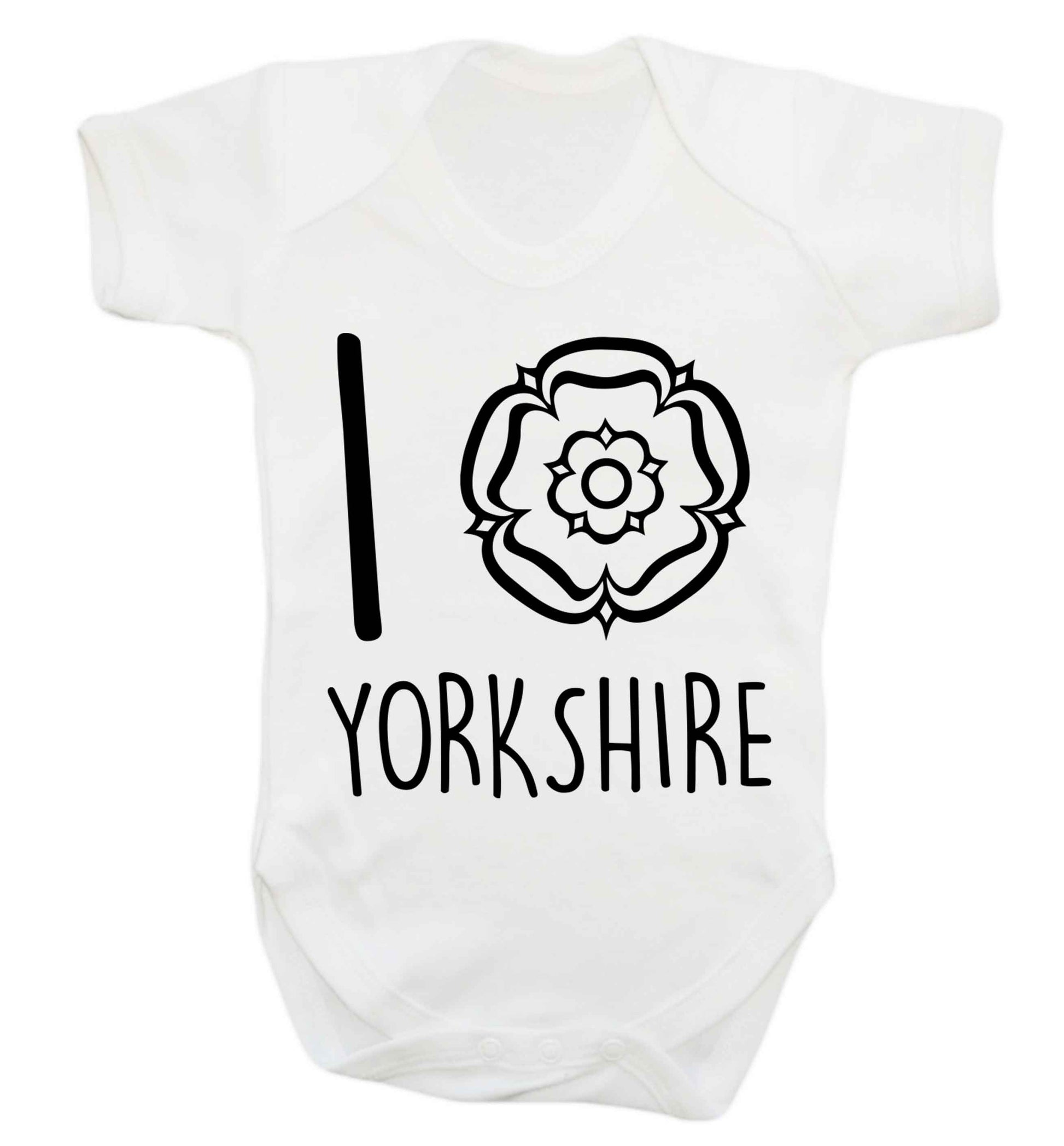 I love Yorkshire Baby Vest white 18-24 months
