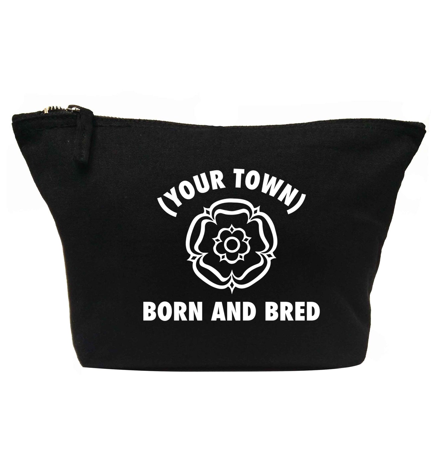 Personalised born and bred | makeup / wash bag