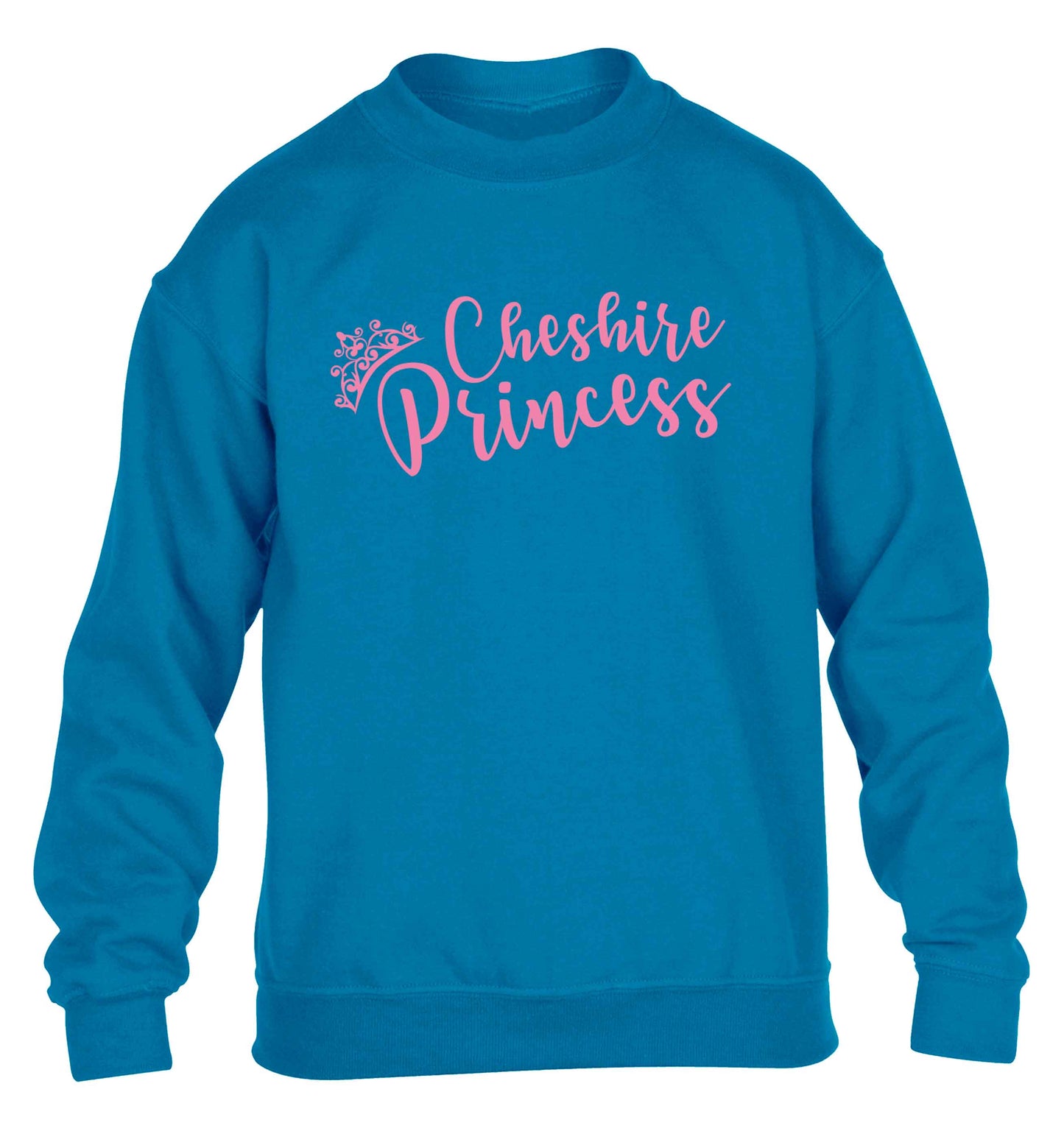 Cheshire princess children's blue sweater 12-13 Years