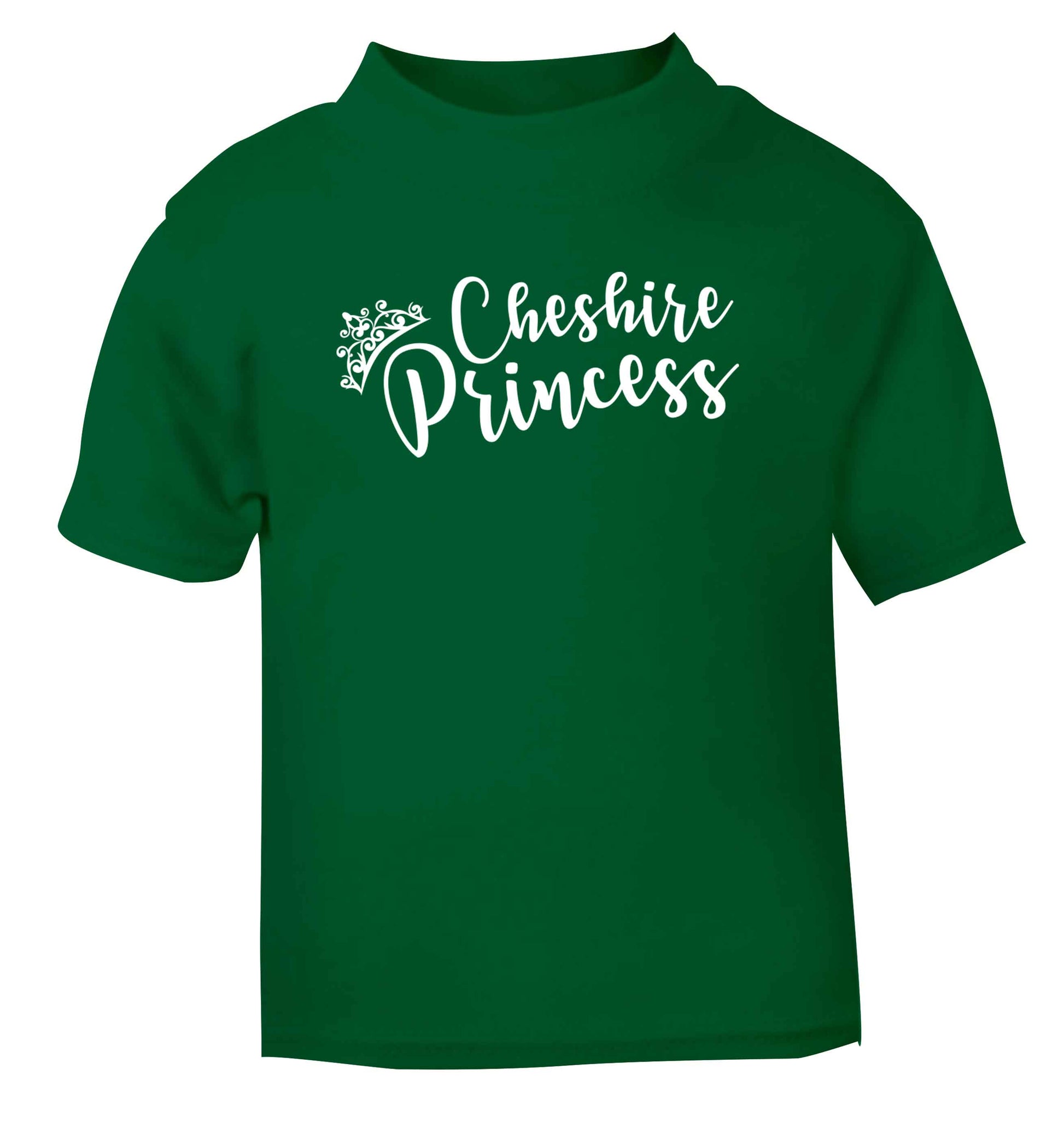 Cheshire princess green Baby Toddler Tshirt 2 Years