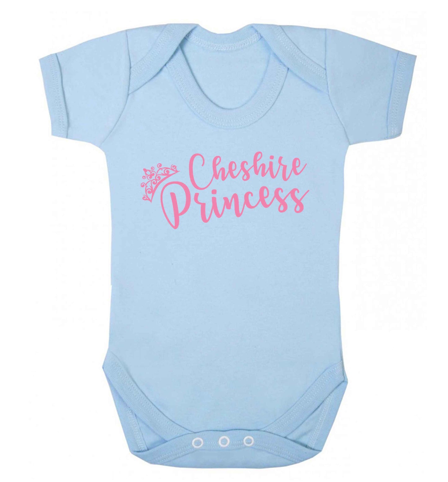 Cheshire princess Baby Vest pale blue 18-24 months