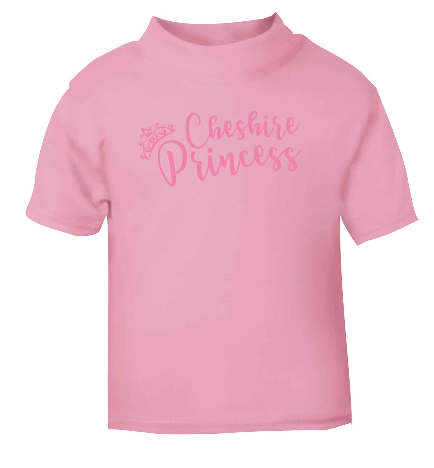 Cheshire princess light pink Baby Toddler Tshirt 2 Years