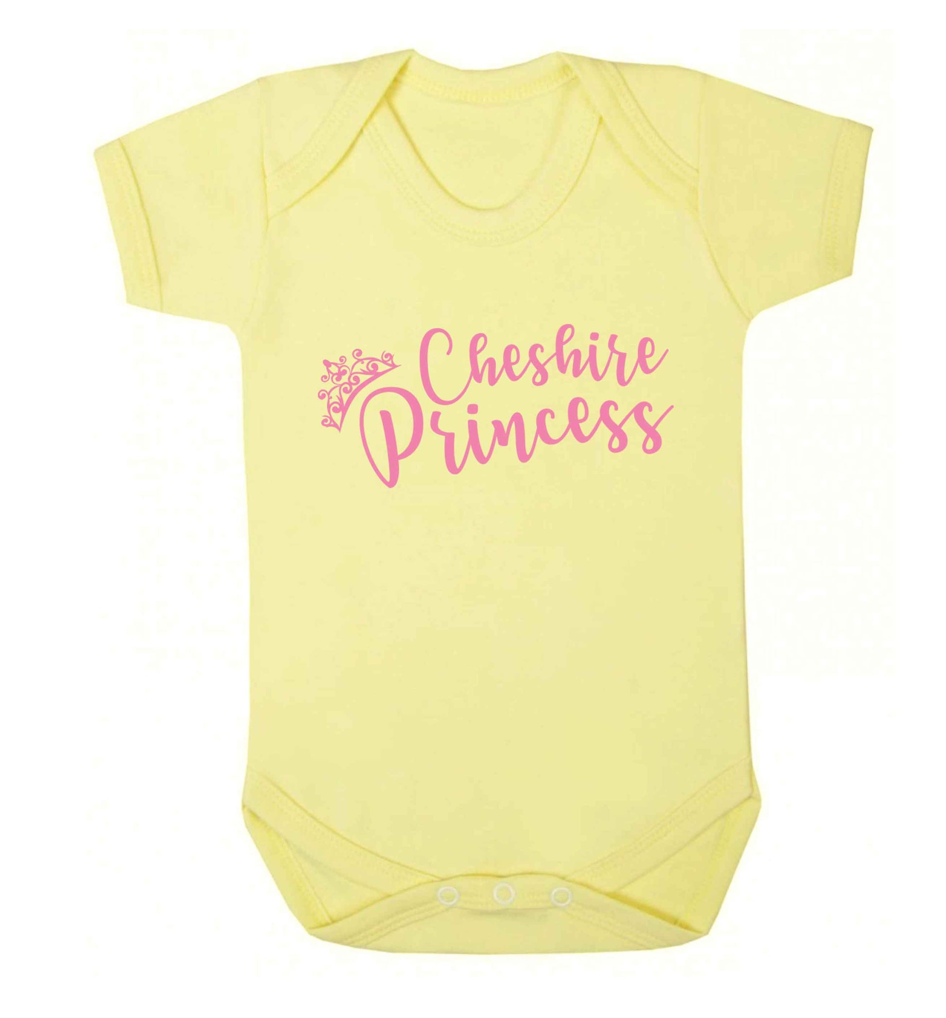 Cheshire princess Baby Vest pale yellow 18-24 months