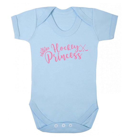 Hockey princess Baby Vest pale blue 18-24 months