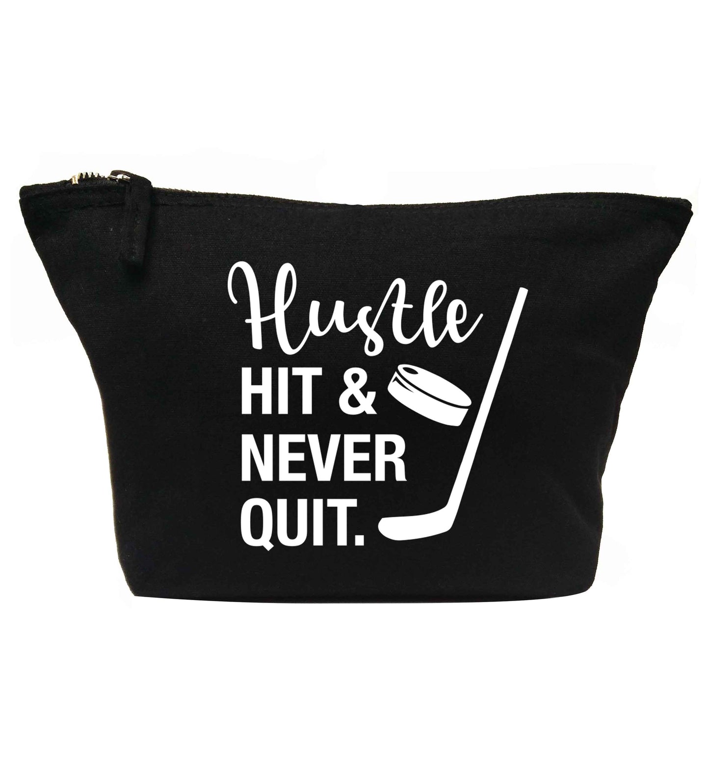 Hustle hit and never quit | makeup / wash bag