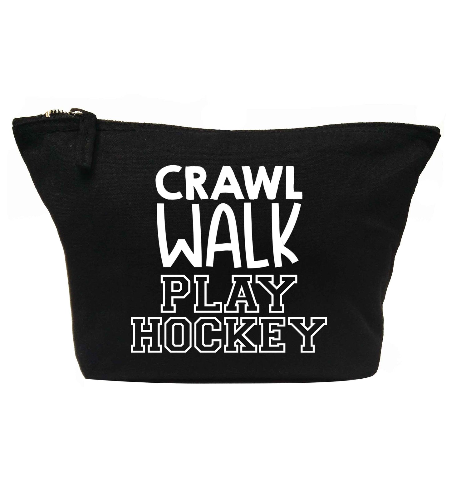 Crawl walk play hockey | makeup / wash bag