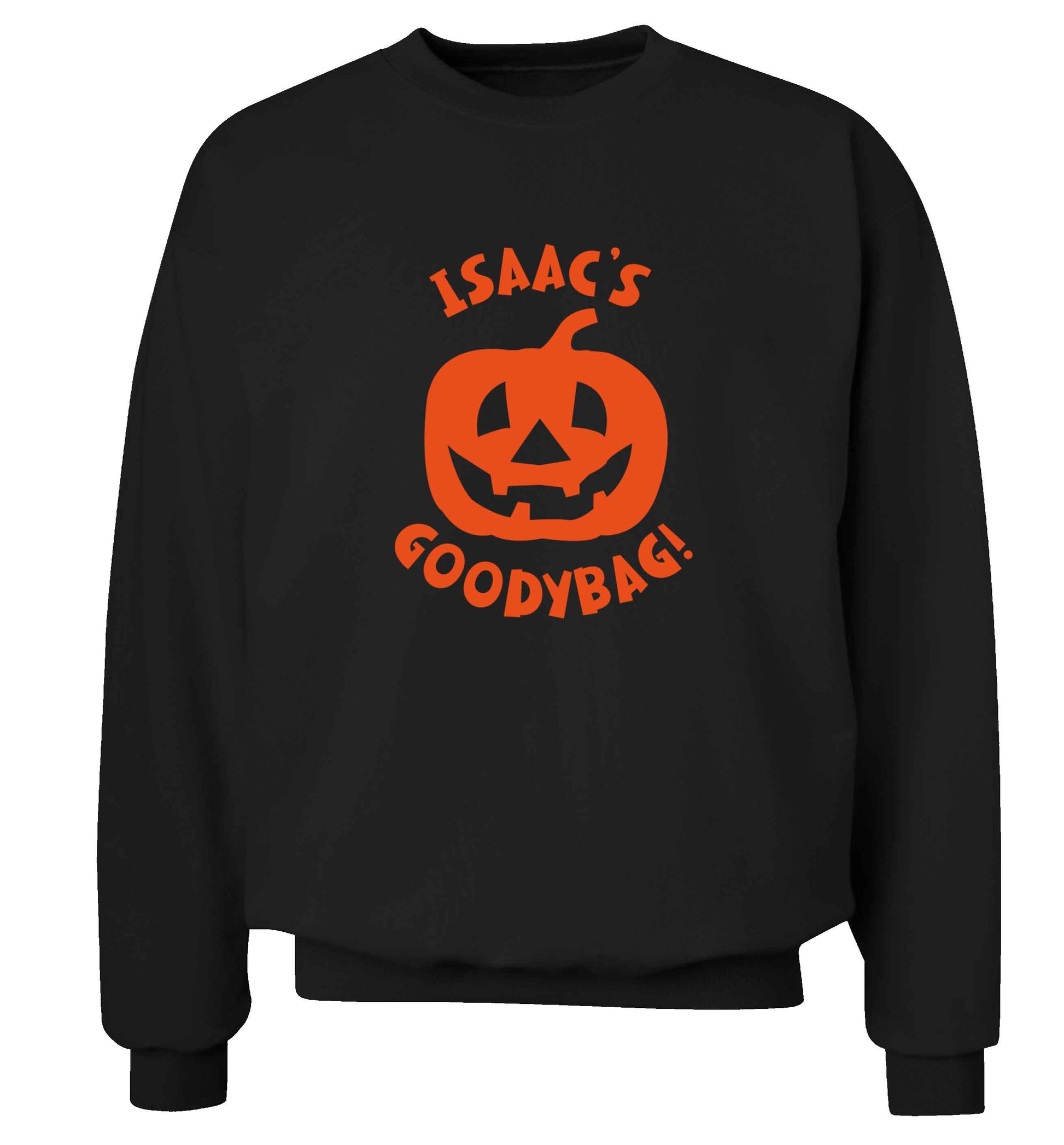 Pumpkin on Way adult's unisex black sweater 2XL