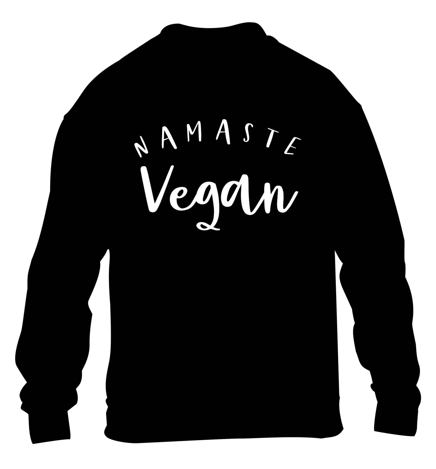 Namaste vegan children's black sweater 12-13 Years