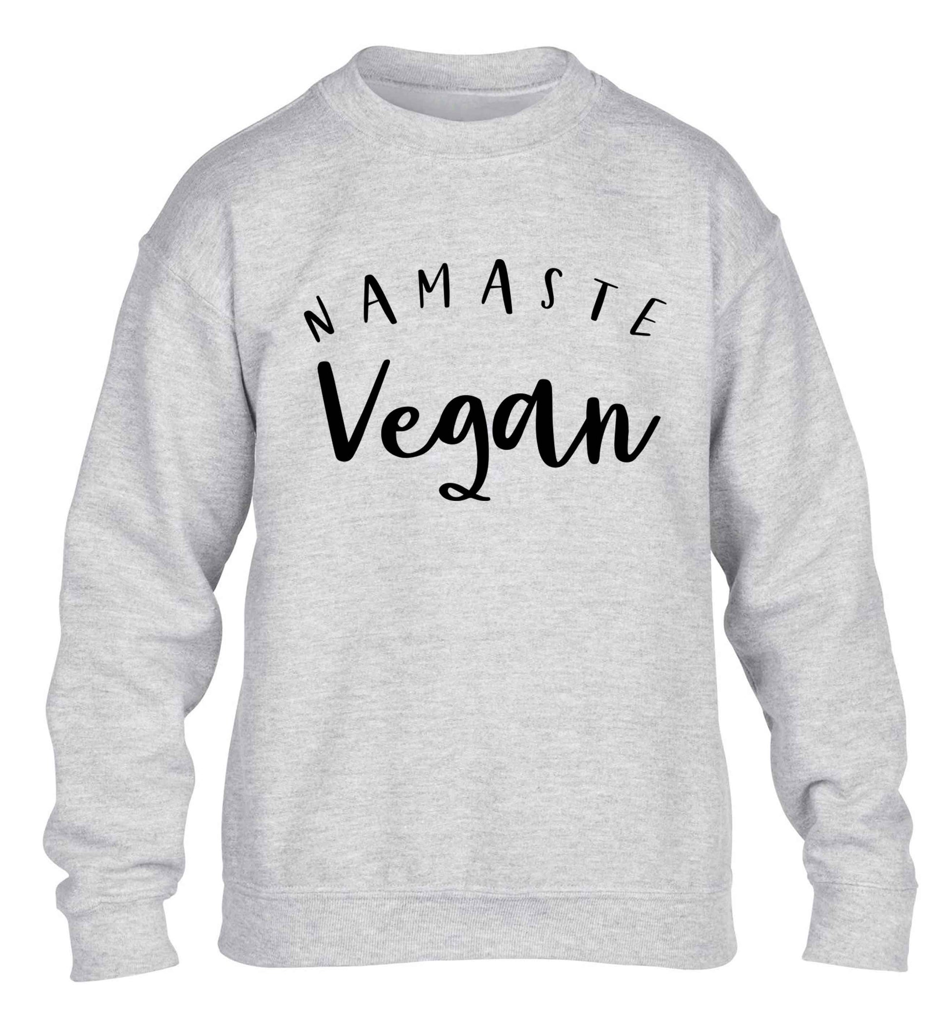 Namaste vegan children's grey sweater 12-13 Years