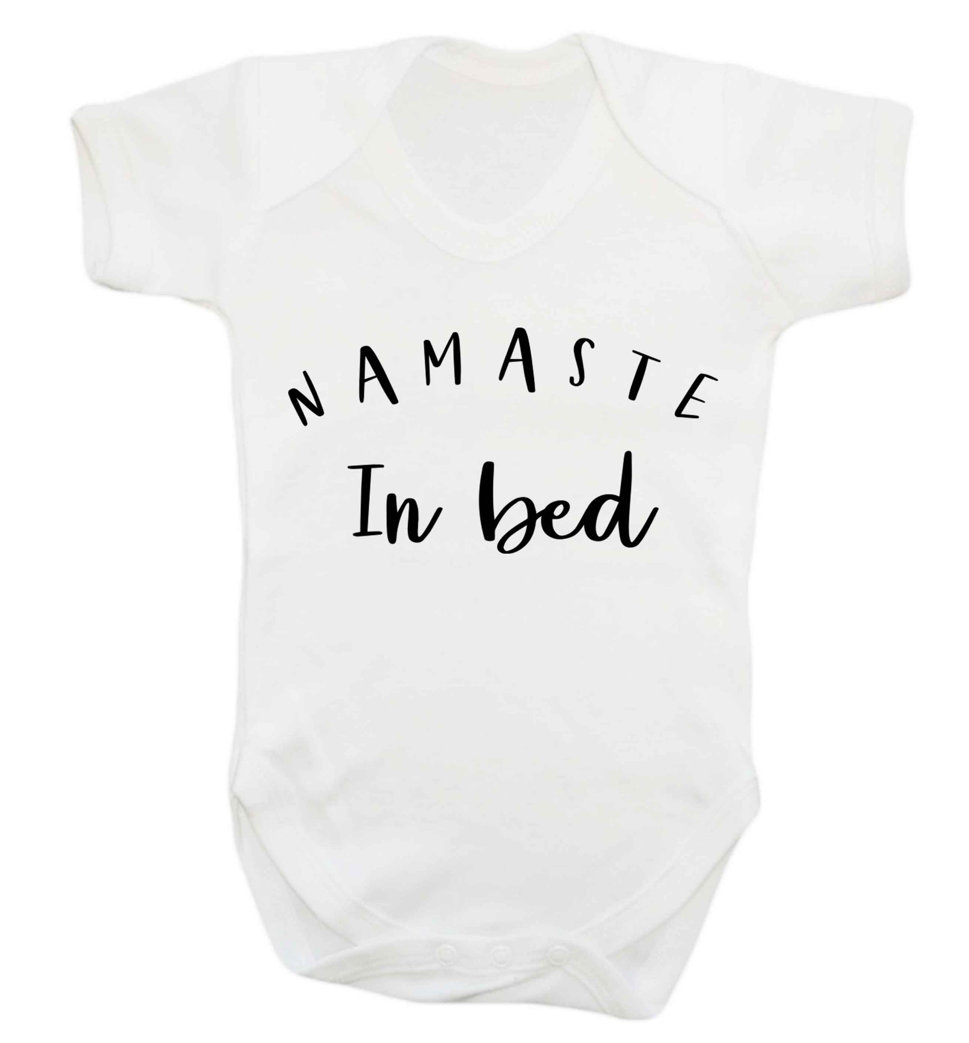 Namaste in bed Baby Vest white 18-24 months