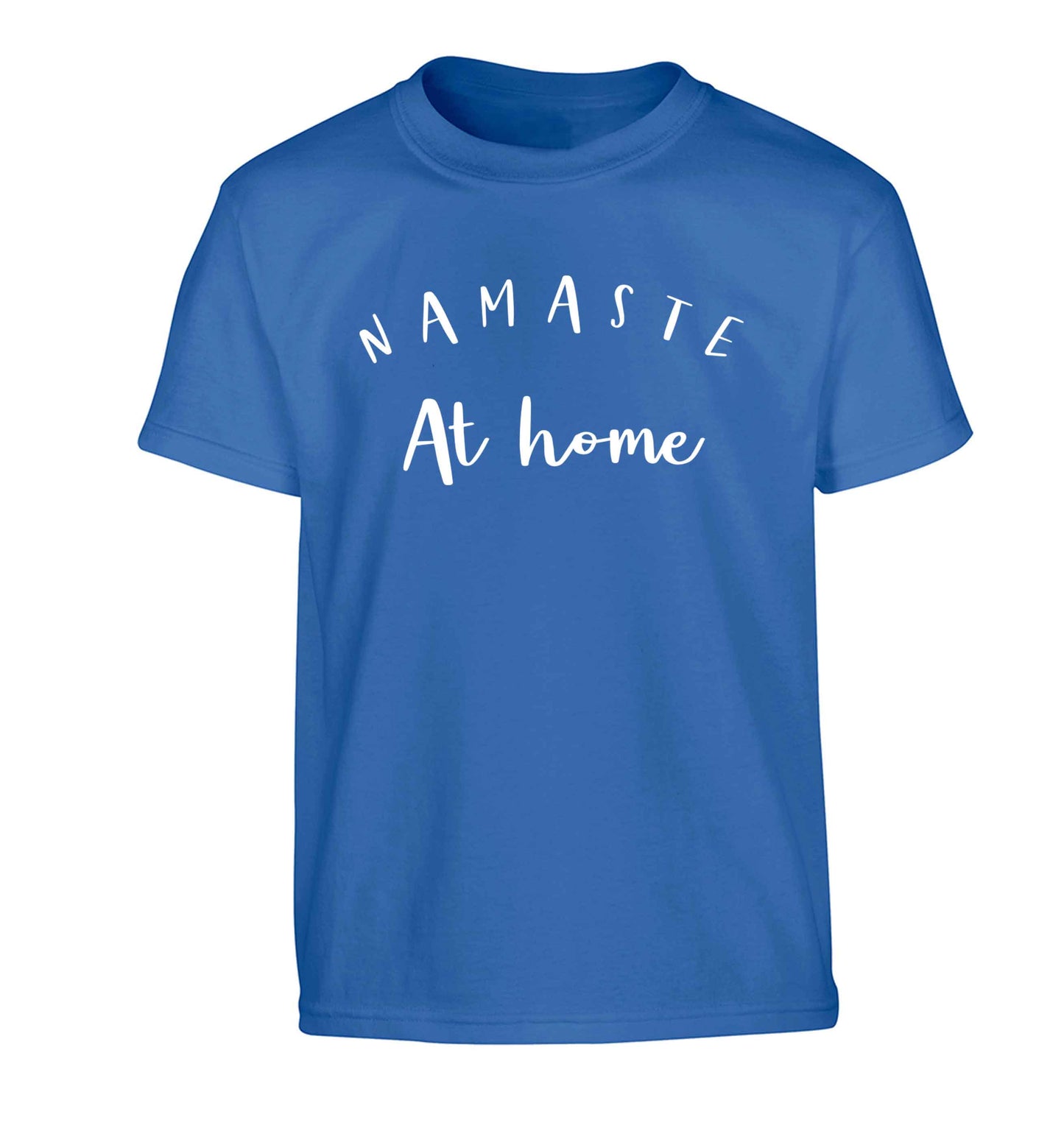 Namaste at home Children's blue Tshirt 12-13 Years