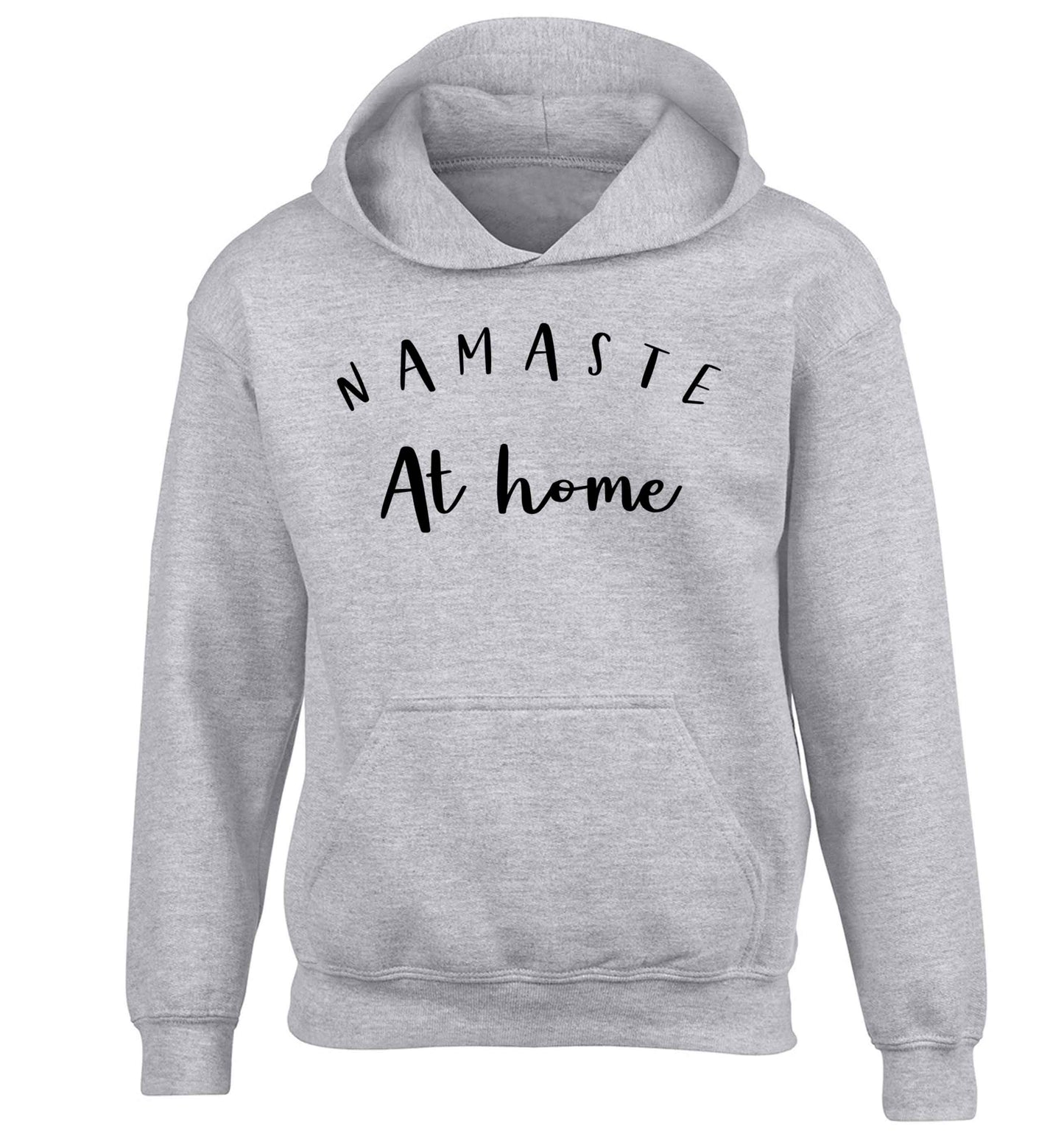 Namaste at home children's grey hoodie 12-13 Years