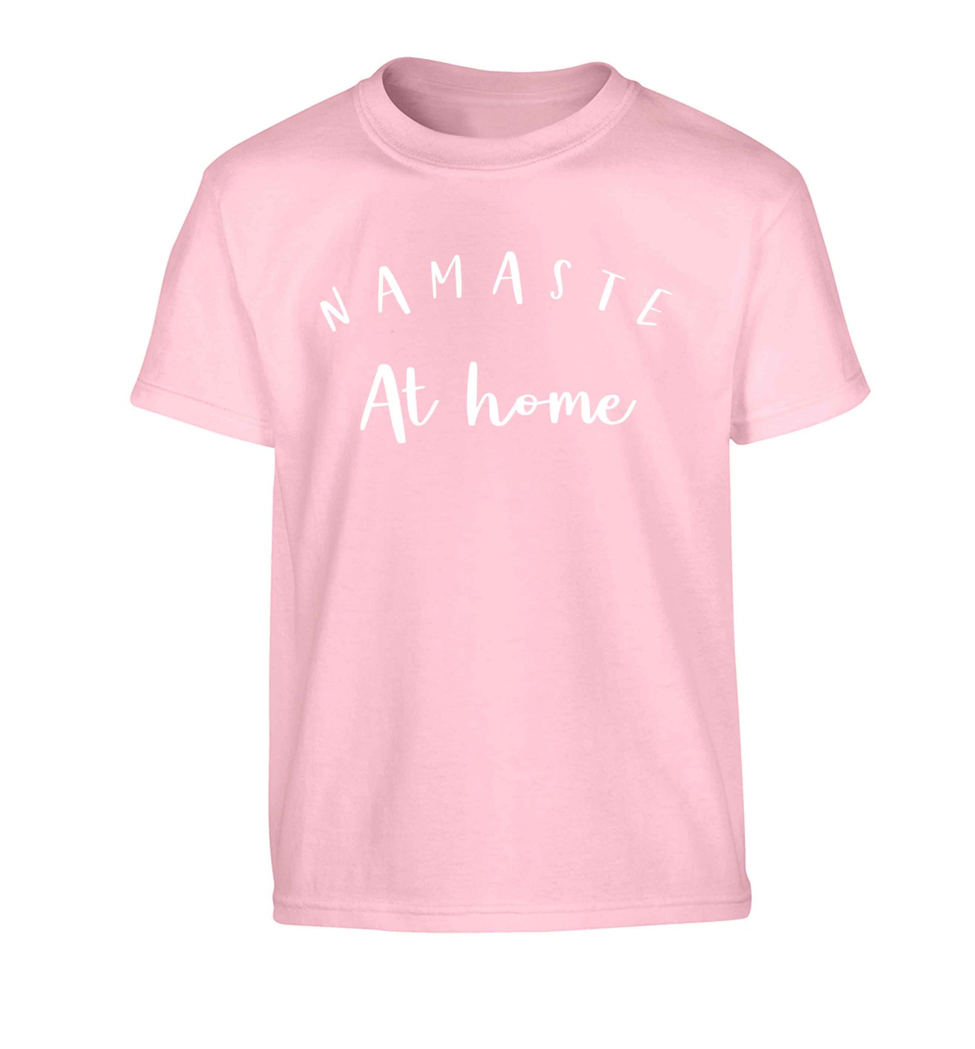 Namaste at home Children's light pink Tshirt 12-13 Years