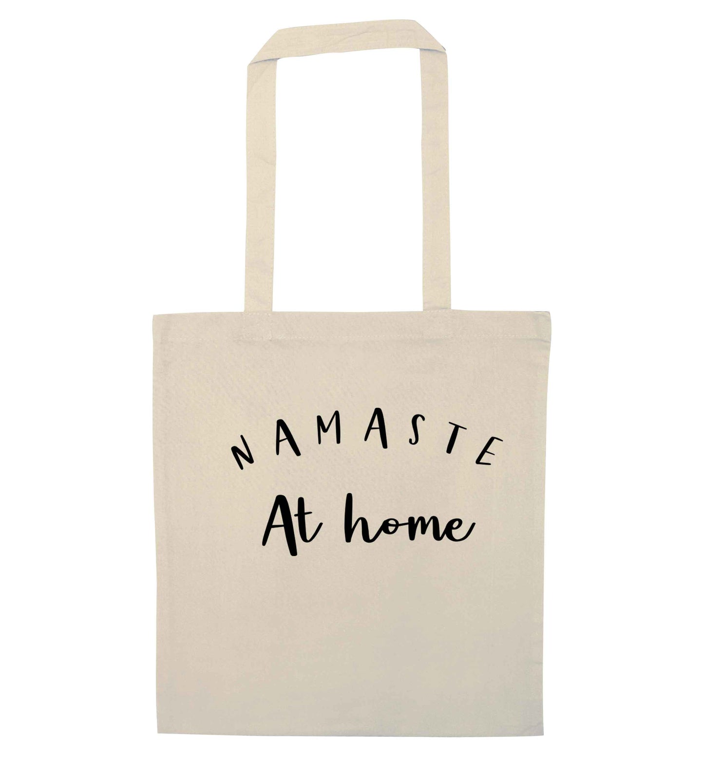 Namaste at home natural tote bag