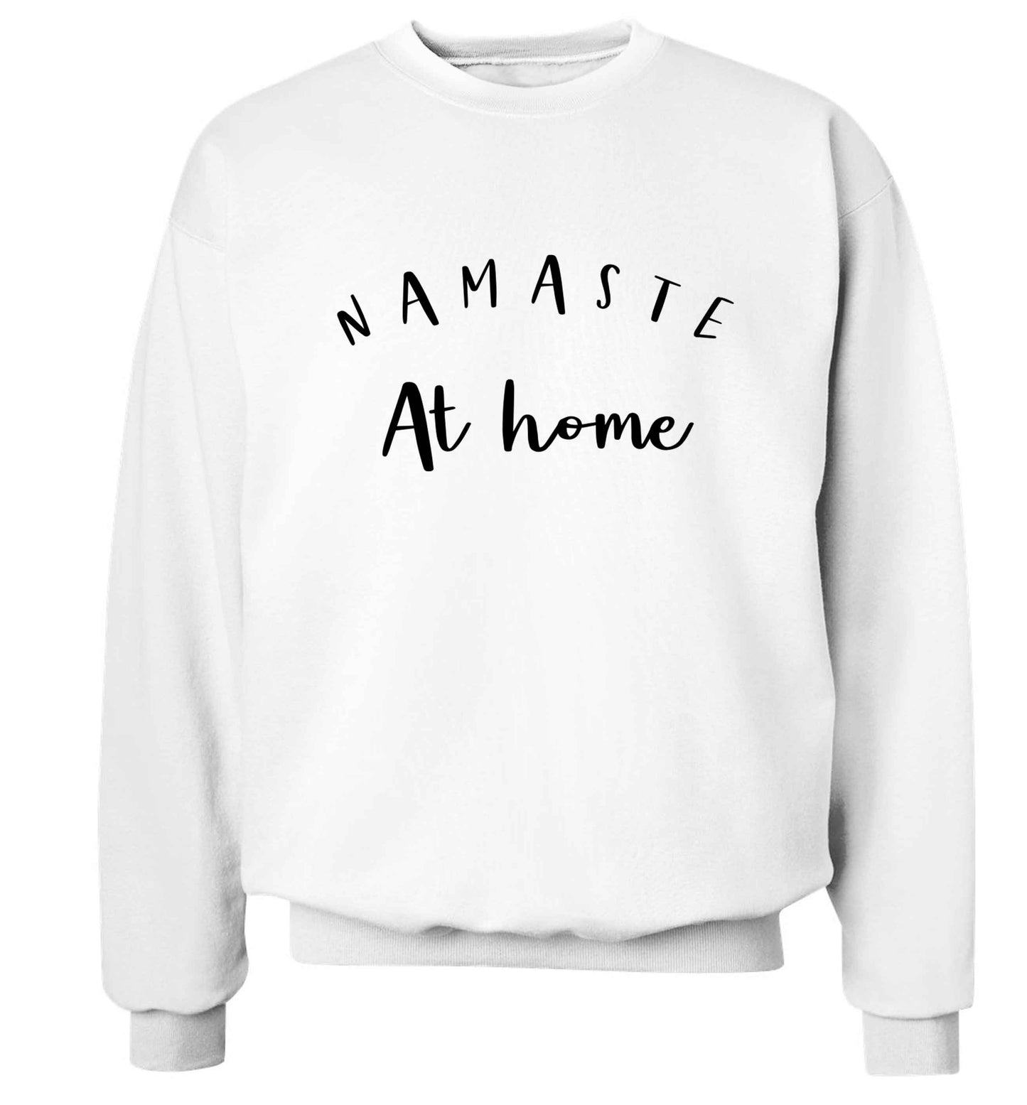 Namaste at home Adult's unisex white Sweater 2XL