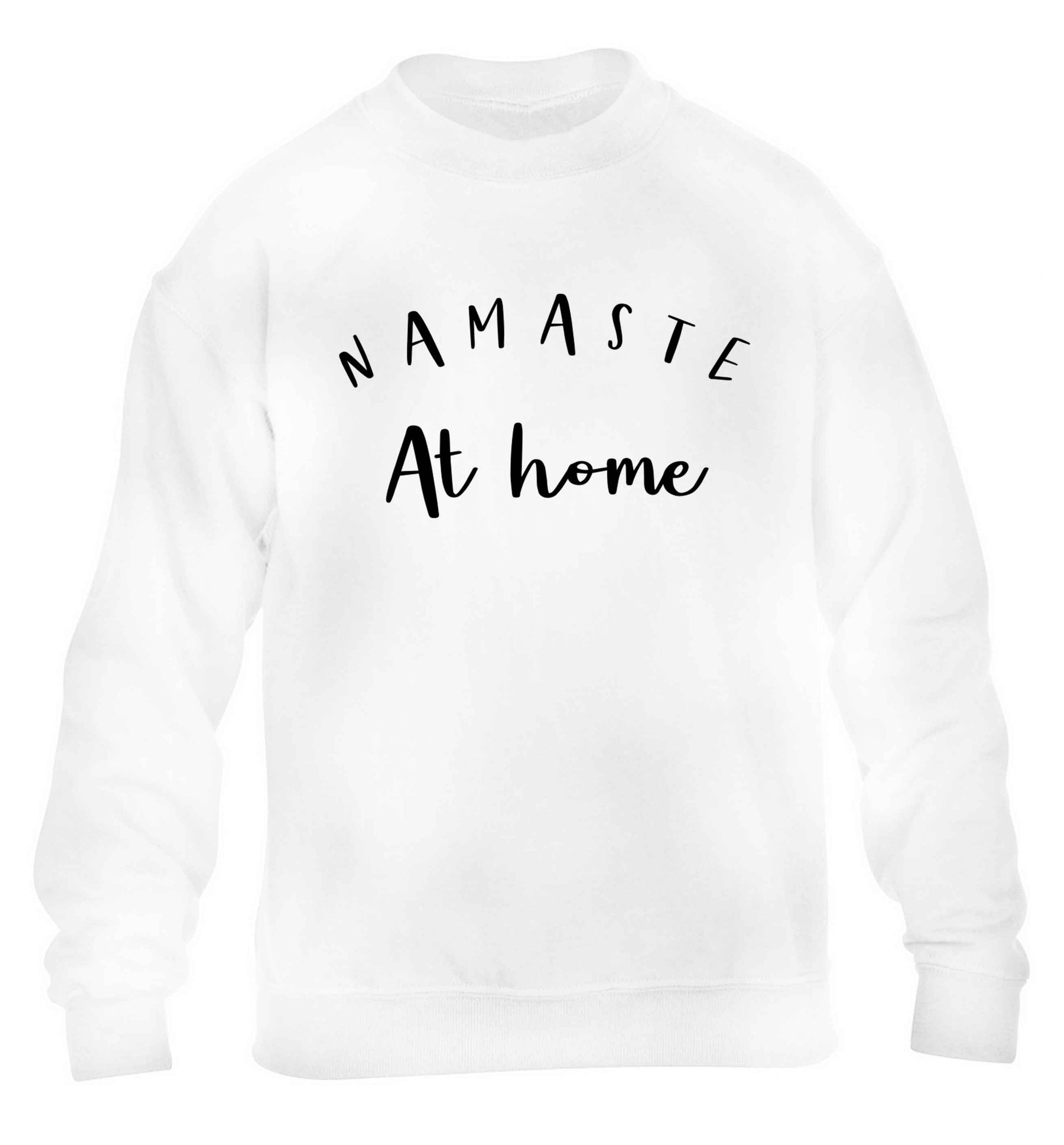 Namaste at home children's white sweater 12-13 Years