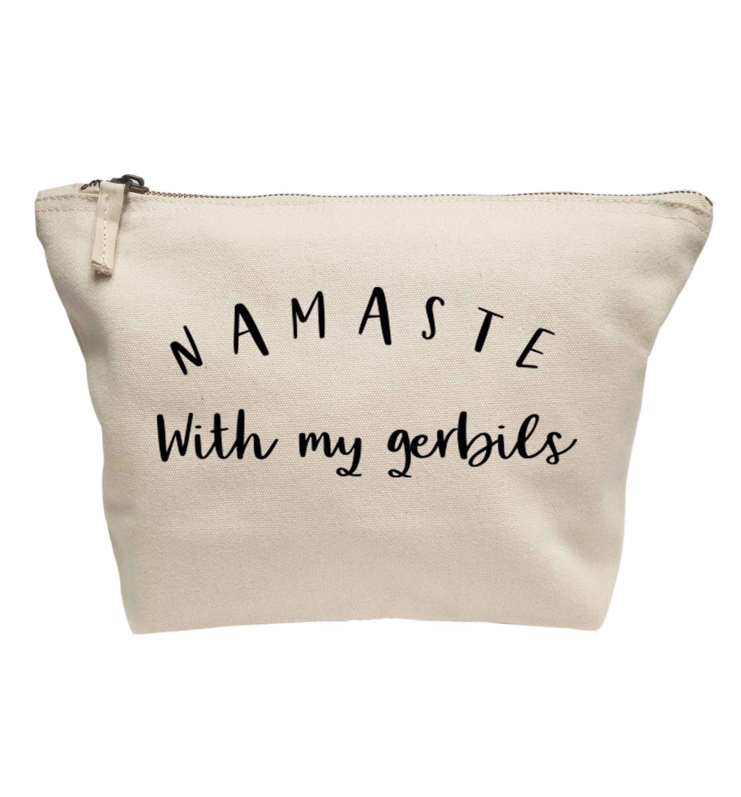 Namaste with my gerbils | makeup / wash bag