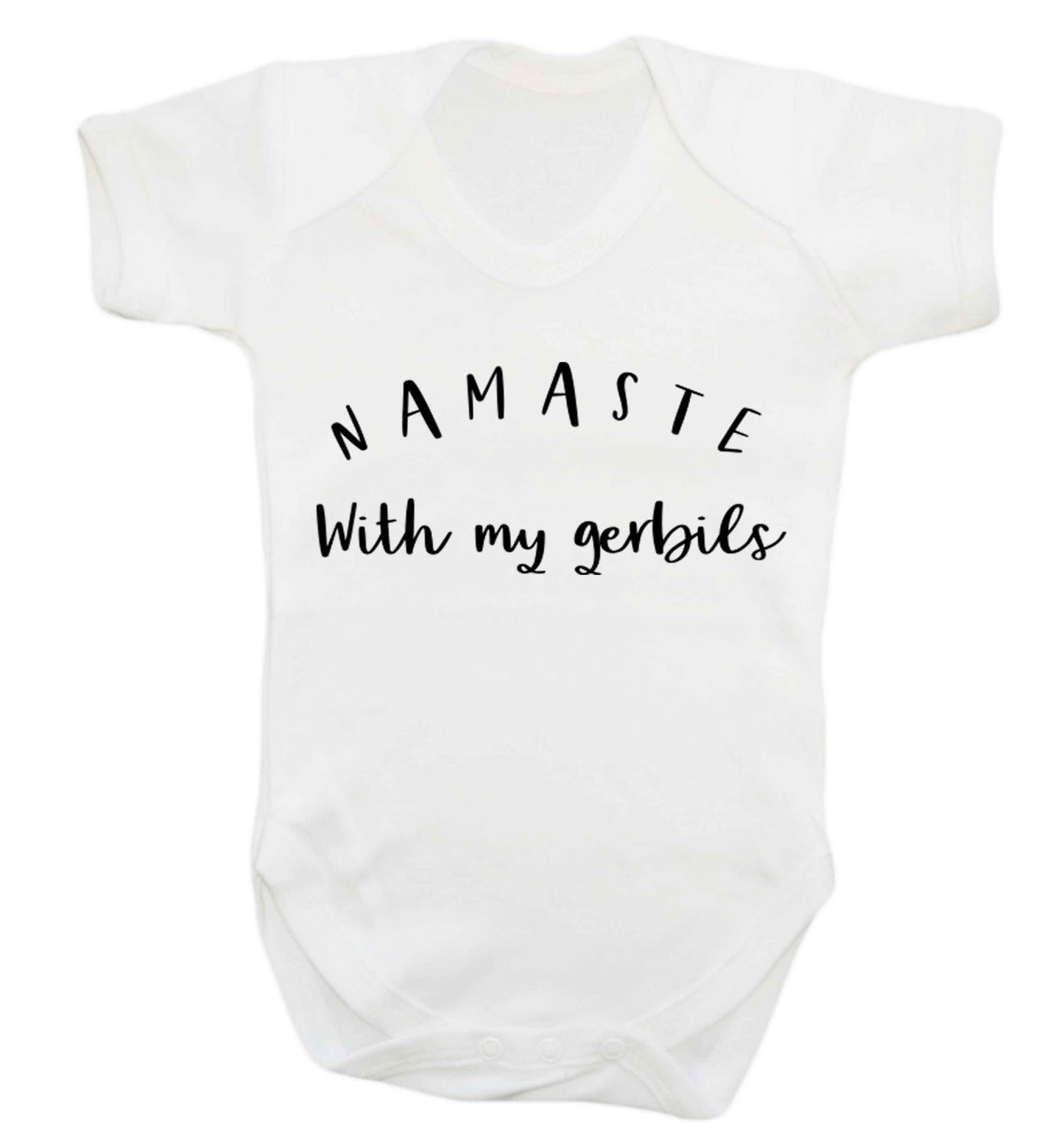 Namaste with my gerbils Baby Vest white 18-24 months
