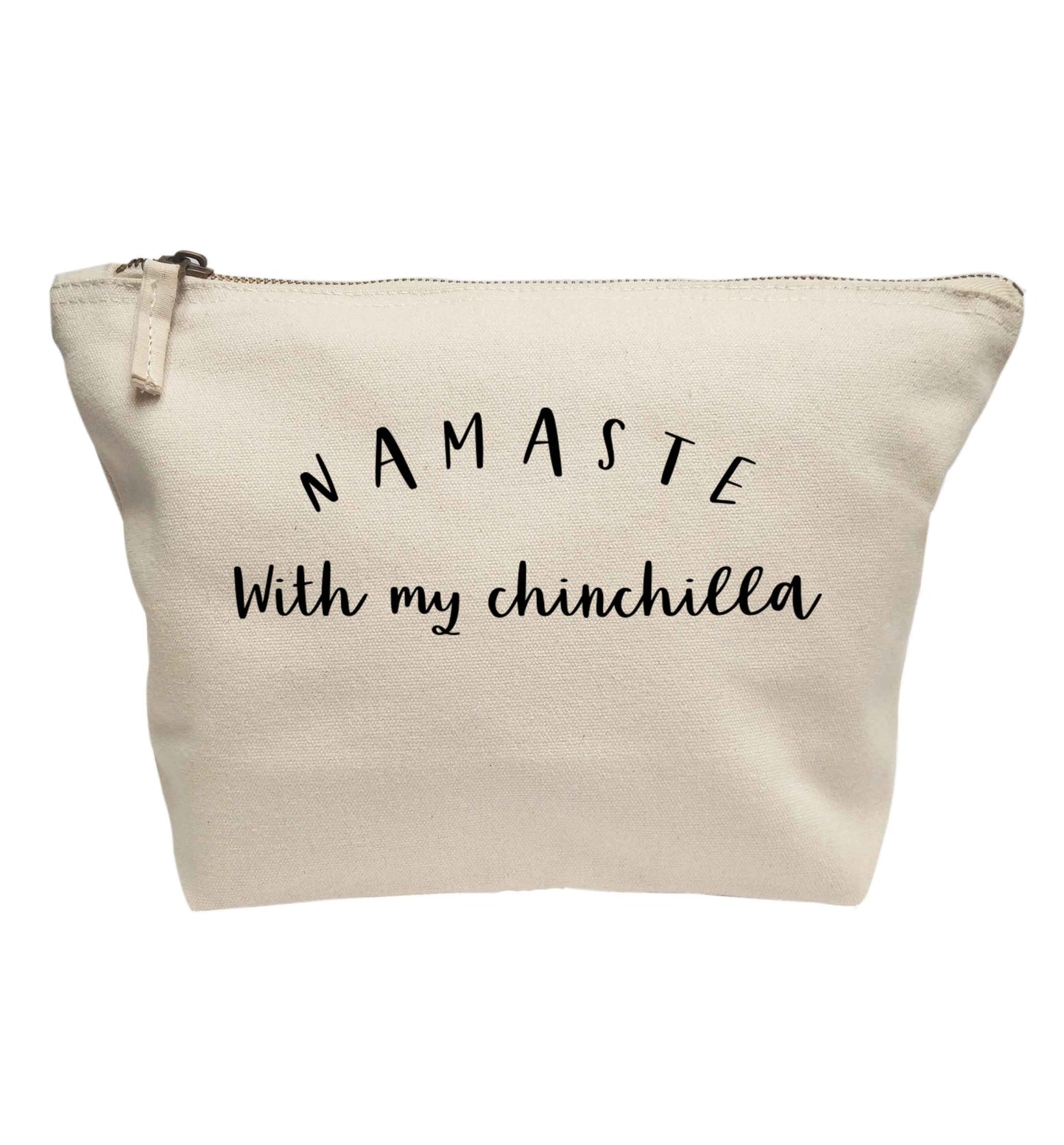 Namaste with my chinchilla | makeup / wash bag
