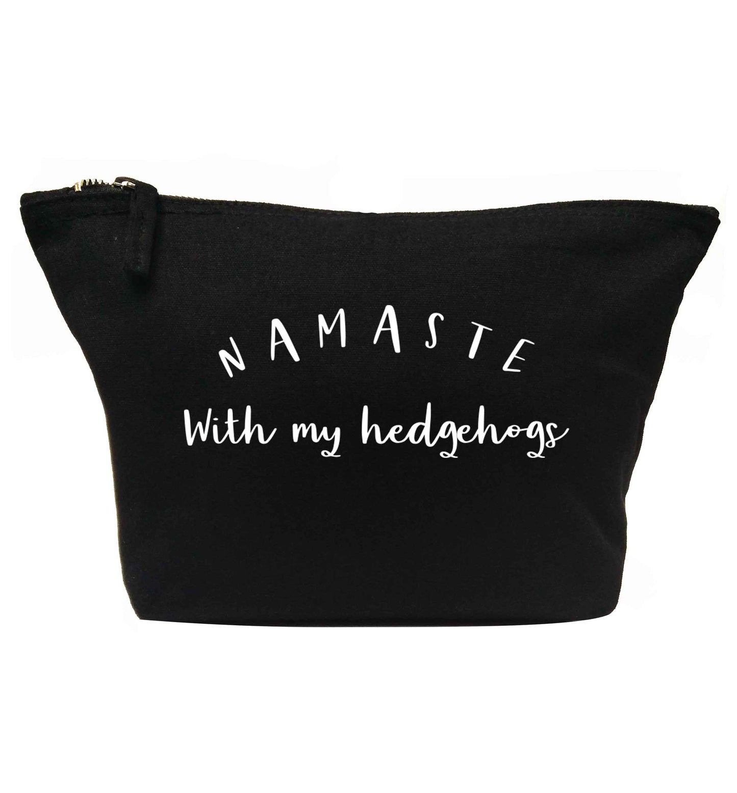 Namaste with my hedgehog | makeup / wash bag