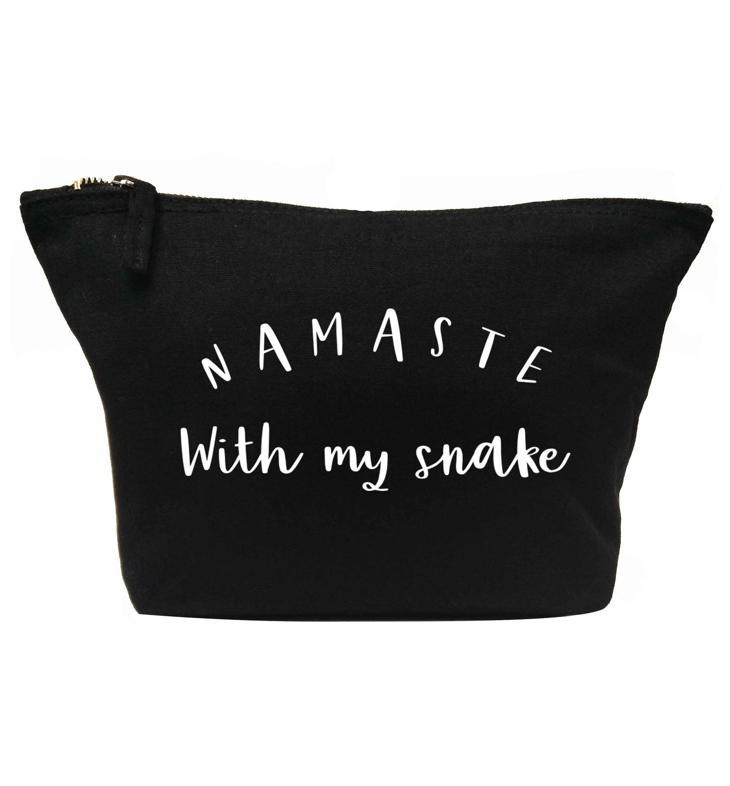 Namaste with my snake | makeup / wash bag