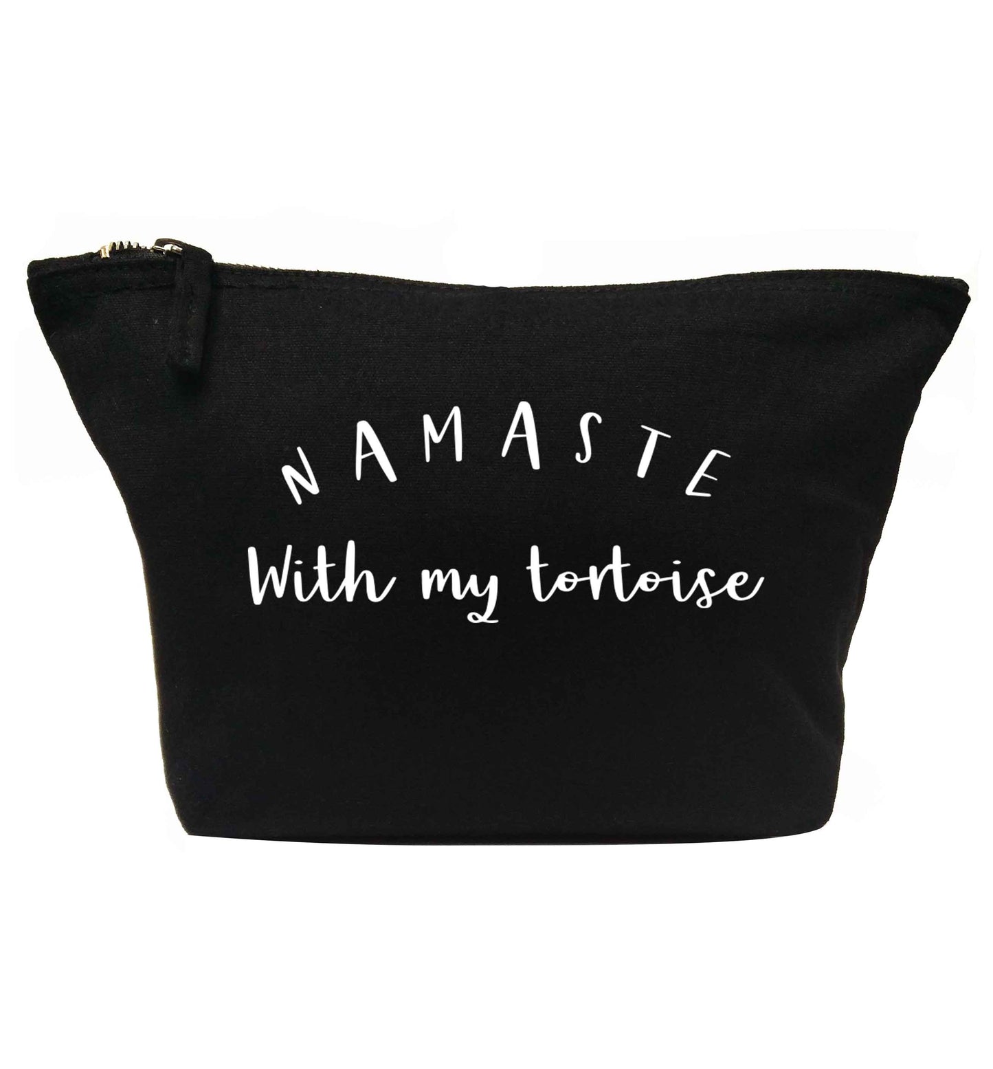 Namaste with my tortoise | makeup / wash bag