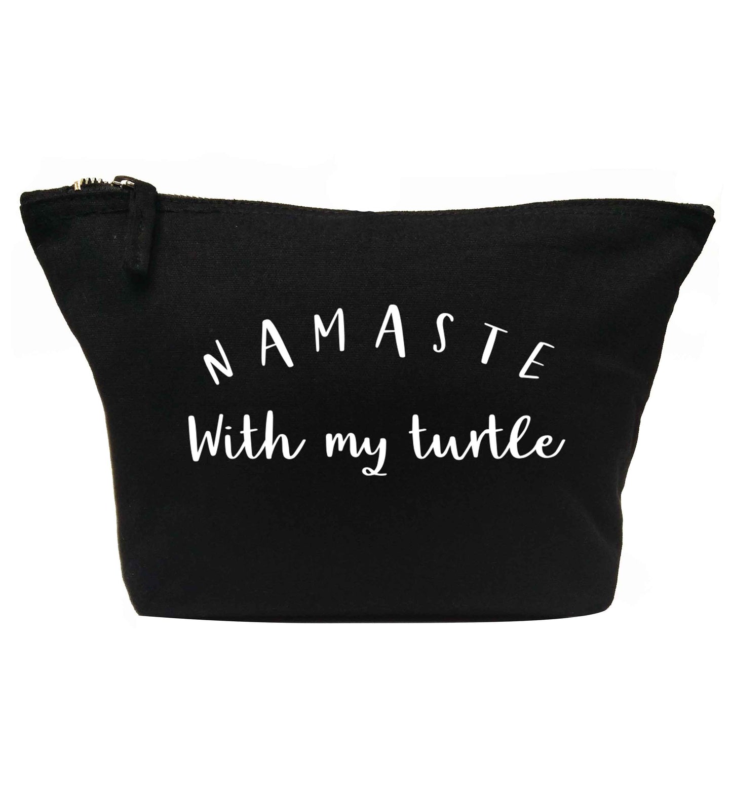 Namaste with my turtle | makeup / wash bag