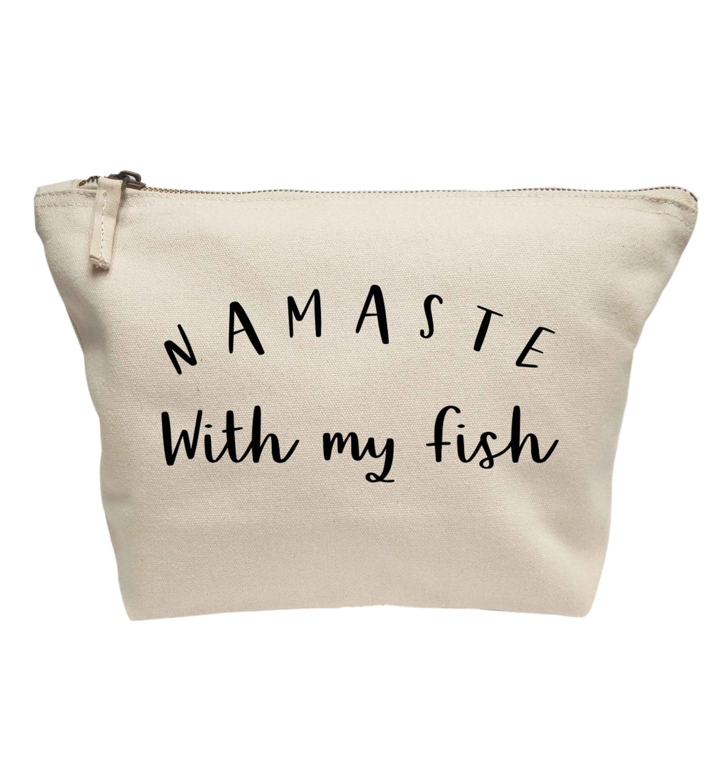 Namaste with my fish | makeup / wash bag
