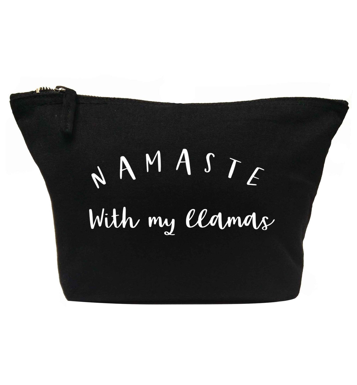 Namaste with my llamas | makeup / wash bag