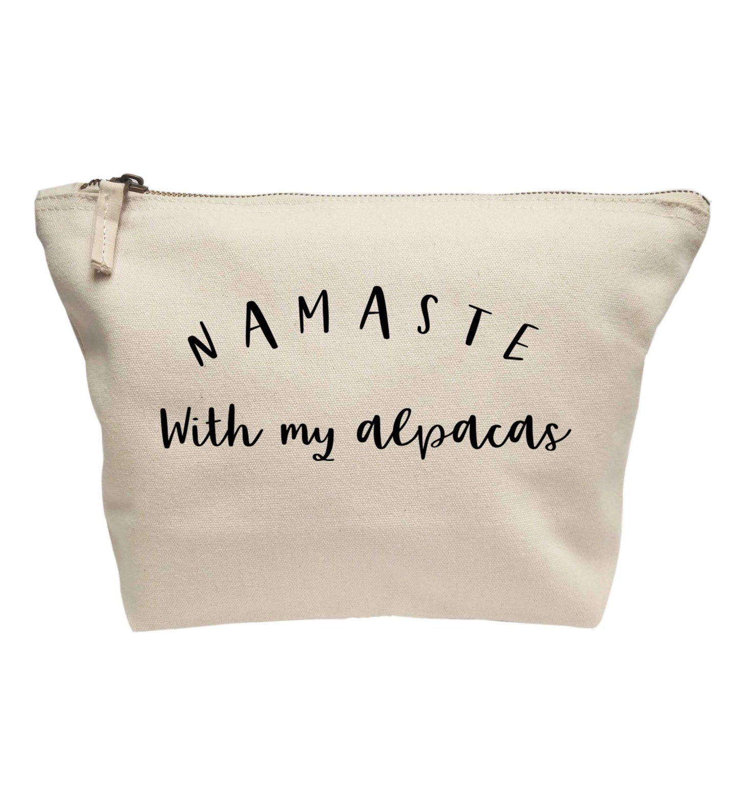 Namaste with my alpacas | makeup / wash bag